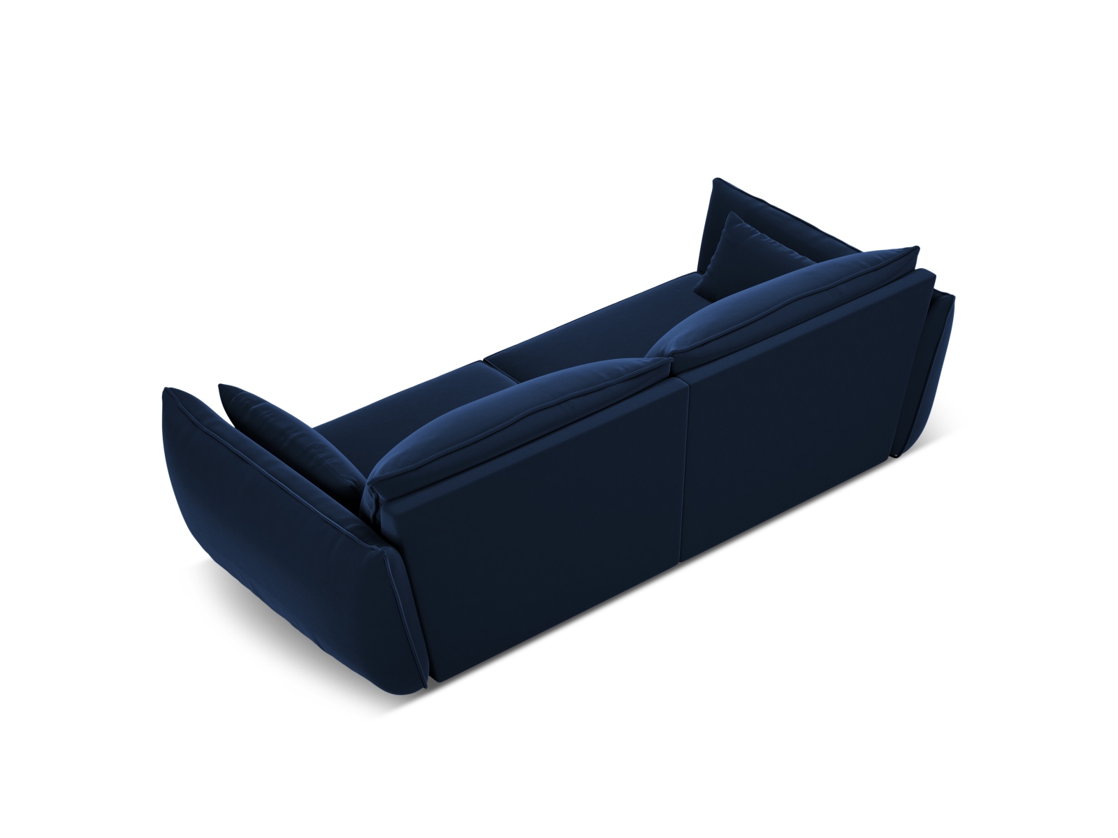 Velvet Sofa, "Kaelle", 3 Seats, 208x110x85
