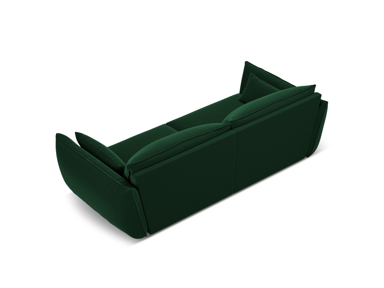 Velvet Sofa, "Kaelle", 3 Seats, 208x110x85