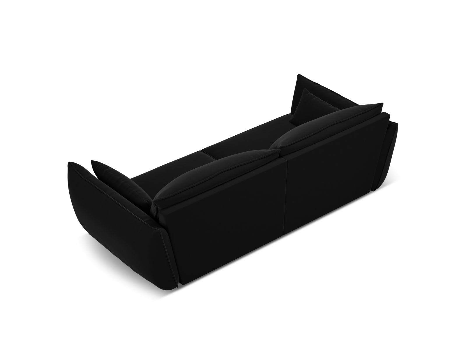 Velvet Sofa, "Kaelle", 3 Seats, 208x110x85