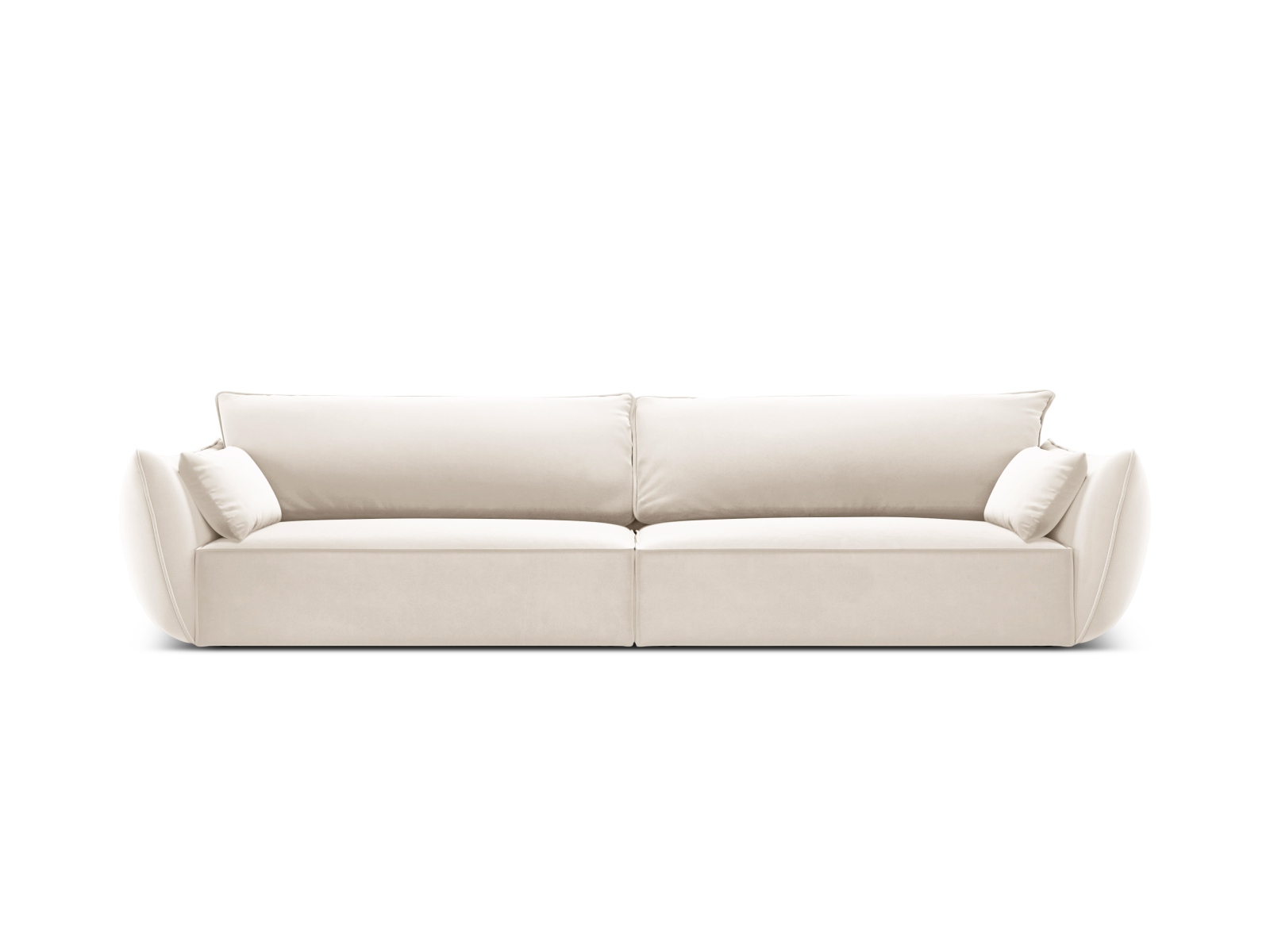 Velvet Sofa, "Kaelle", 4 Seats, 248x110x85