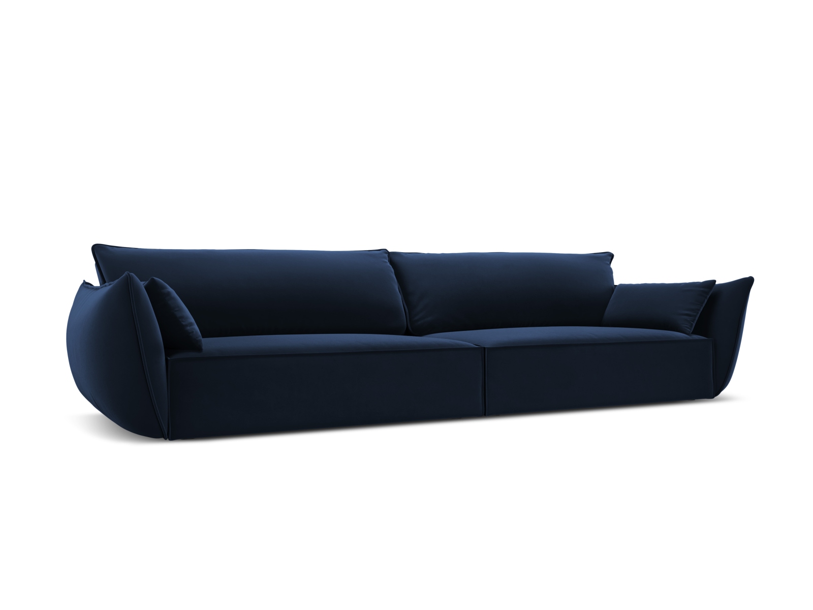 Velvet Sofa, "Kaelle", 4 Seats, 248x110x85