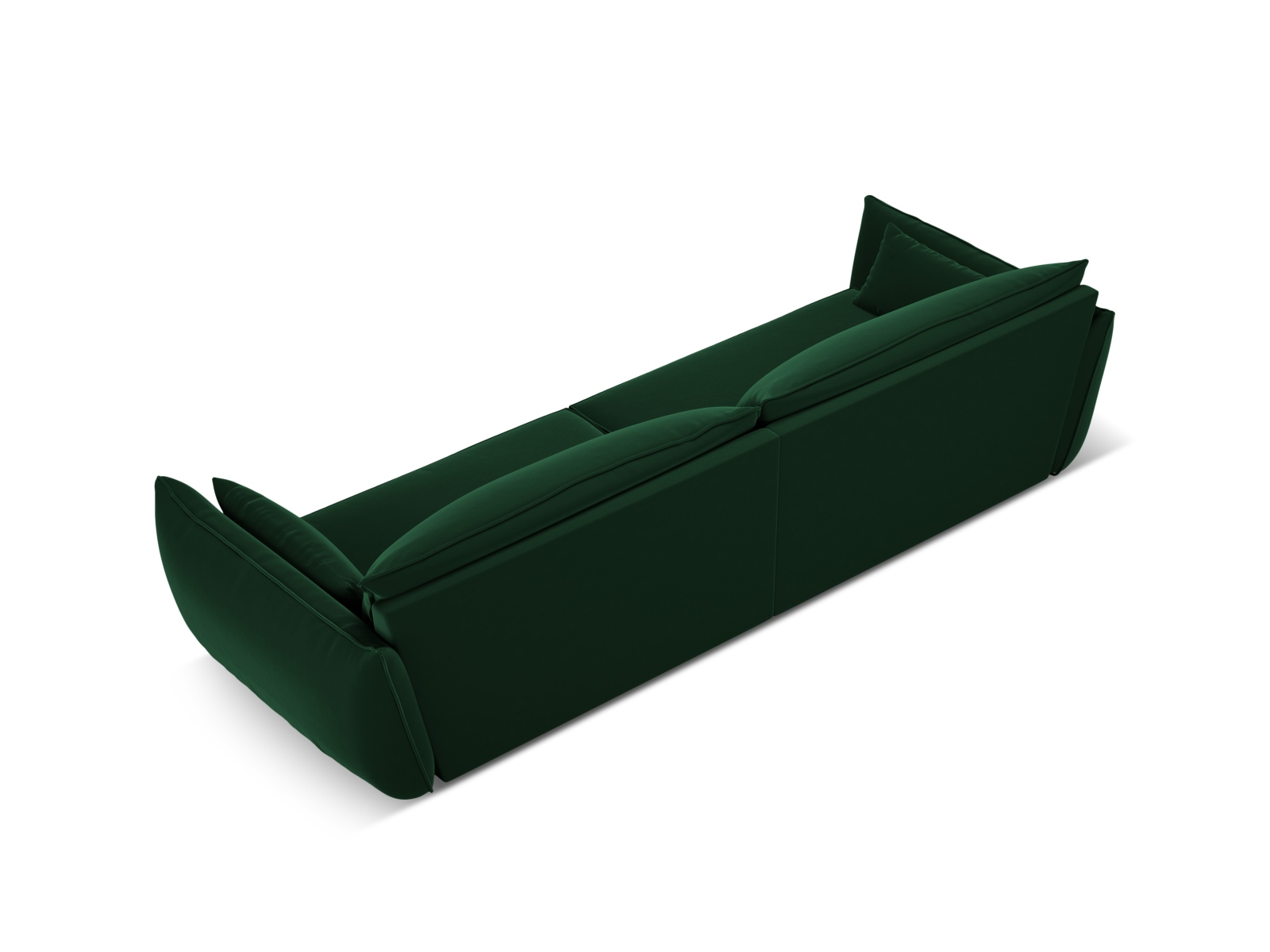 Velvet Sofa, "Kaelle", 4 Seats, 248x110x85