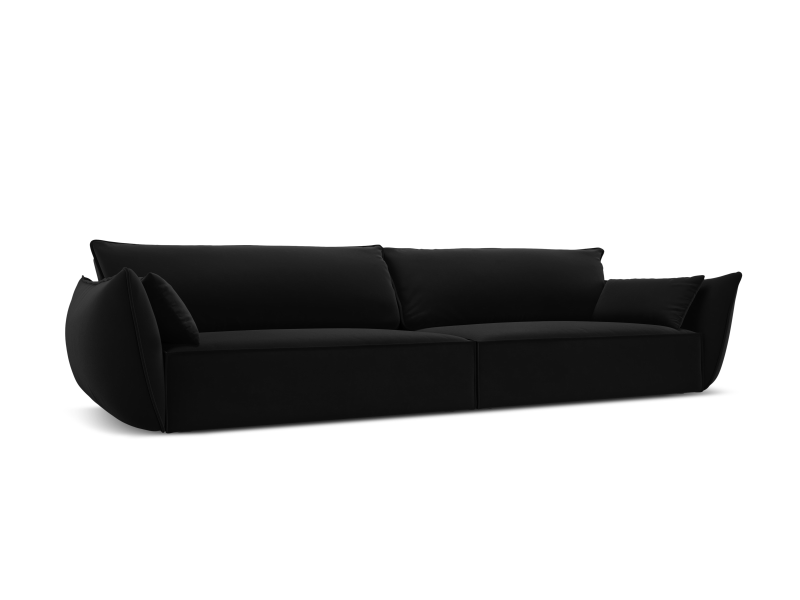 Velvet Sofa, "Kaelle", 4 Seats, 248x110x85
