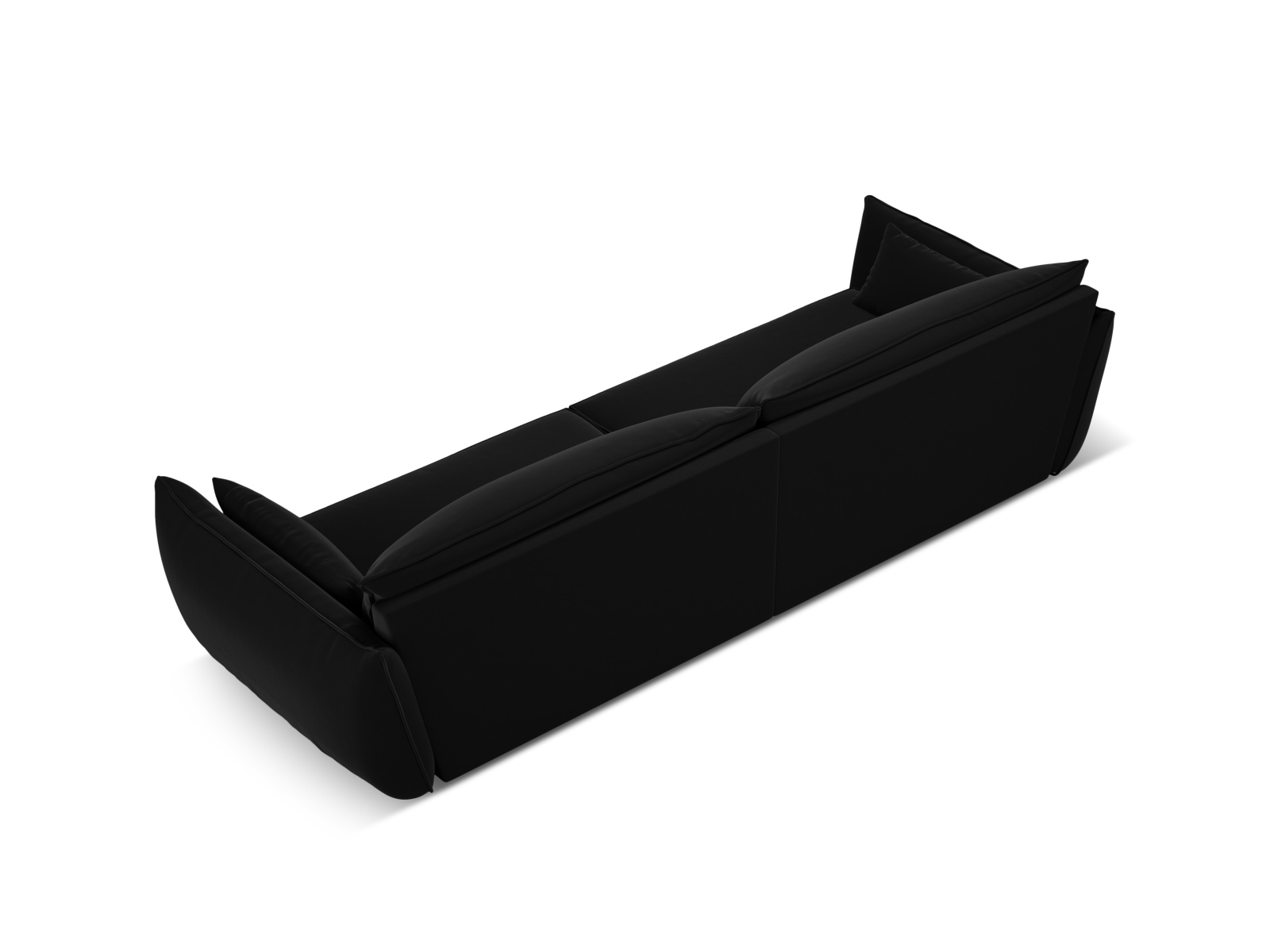 Velvet Sofa, "Kaelle", 4 Seats, 248x110x85