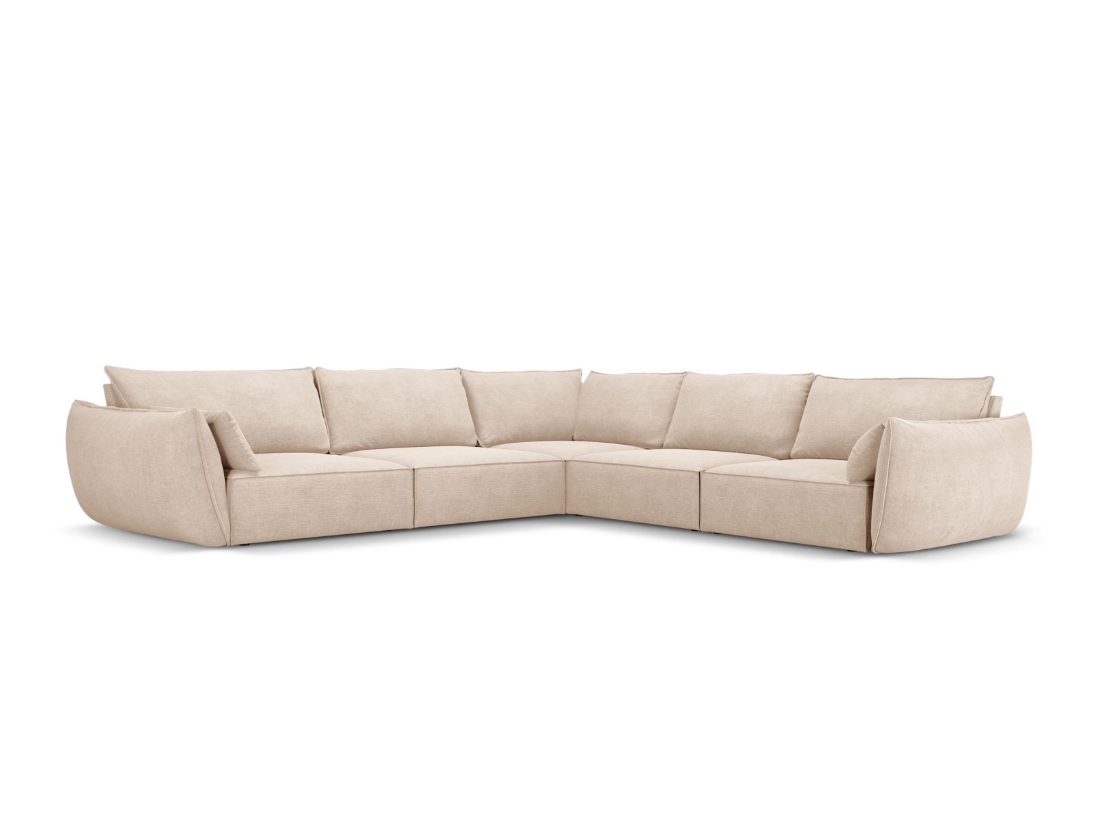 Symmetrical Corner Sofa, "Kaelle", 7 Seats, 286x286x85