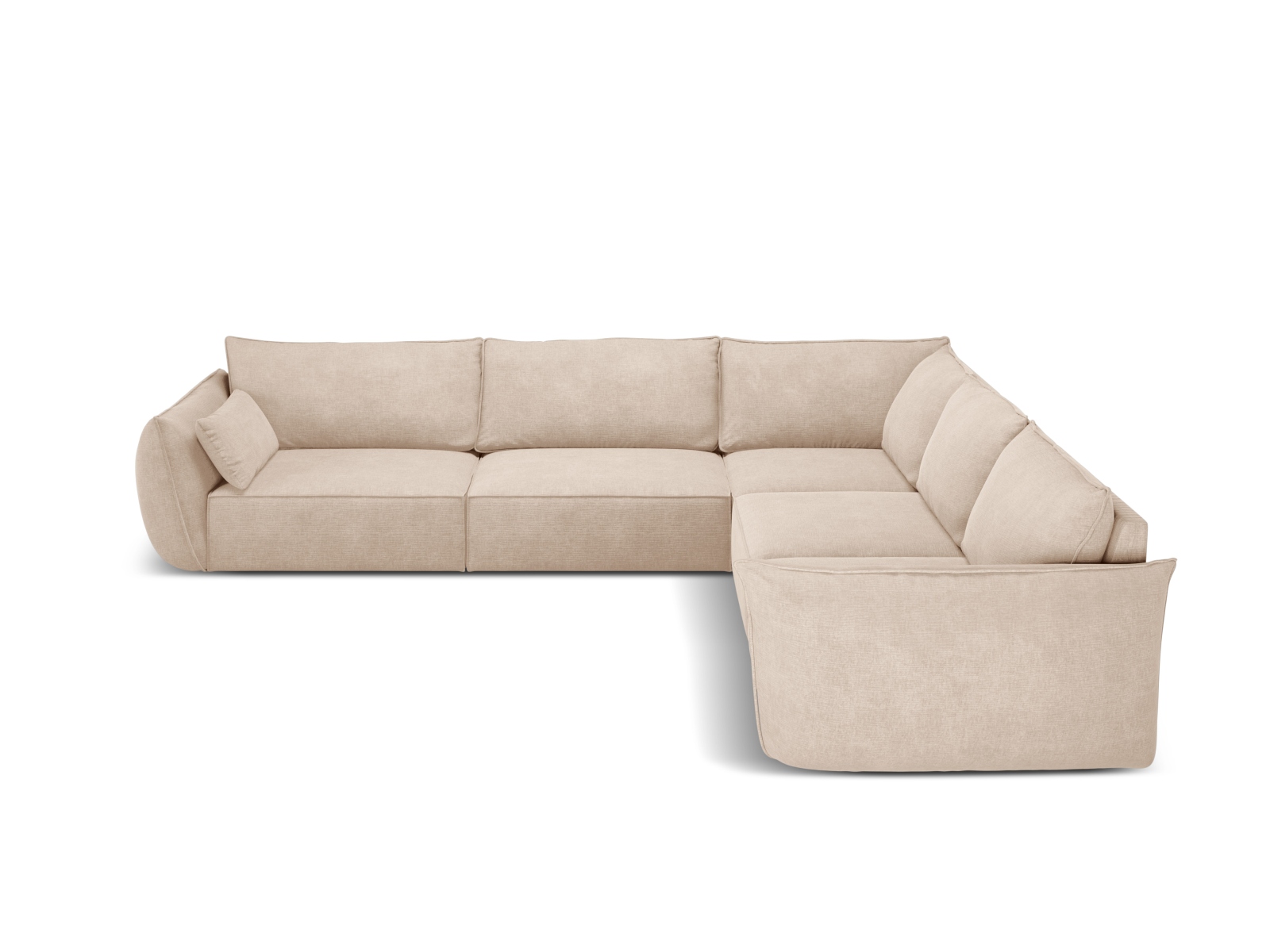 Symmetrical Corner Sofa, "Kaelle", 7 Seats, 286x286x85