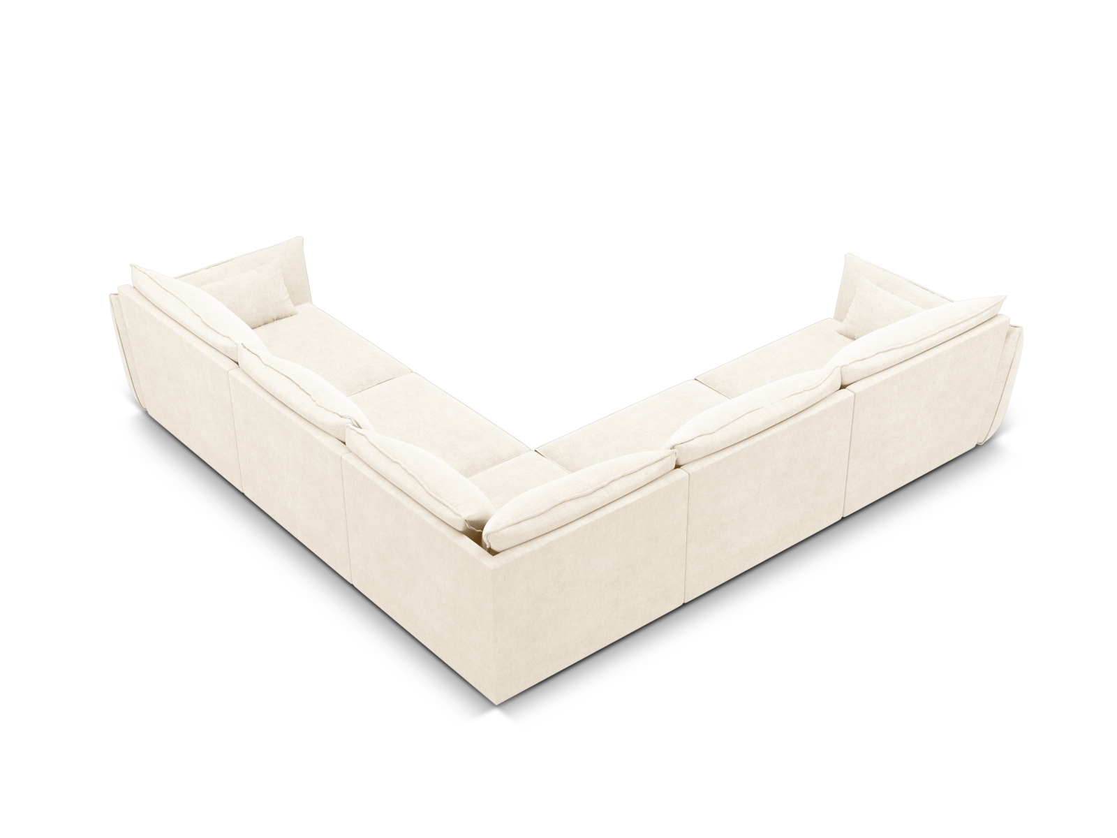 Symmetrical Corner Sofa, "Kaelle", 7 Seats, 286x286x85