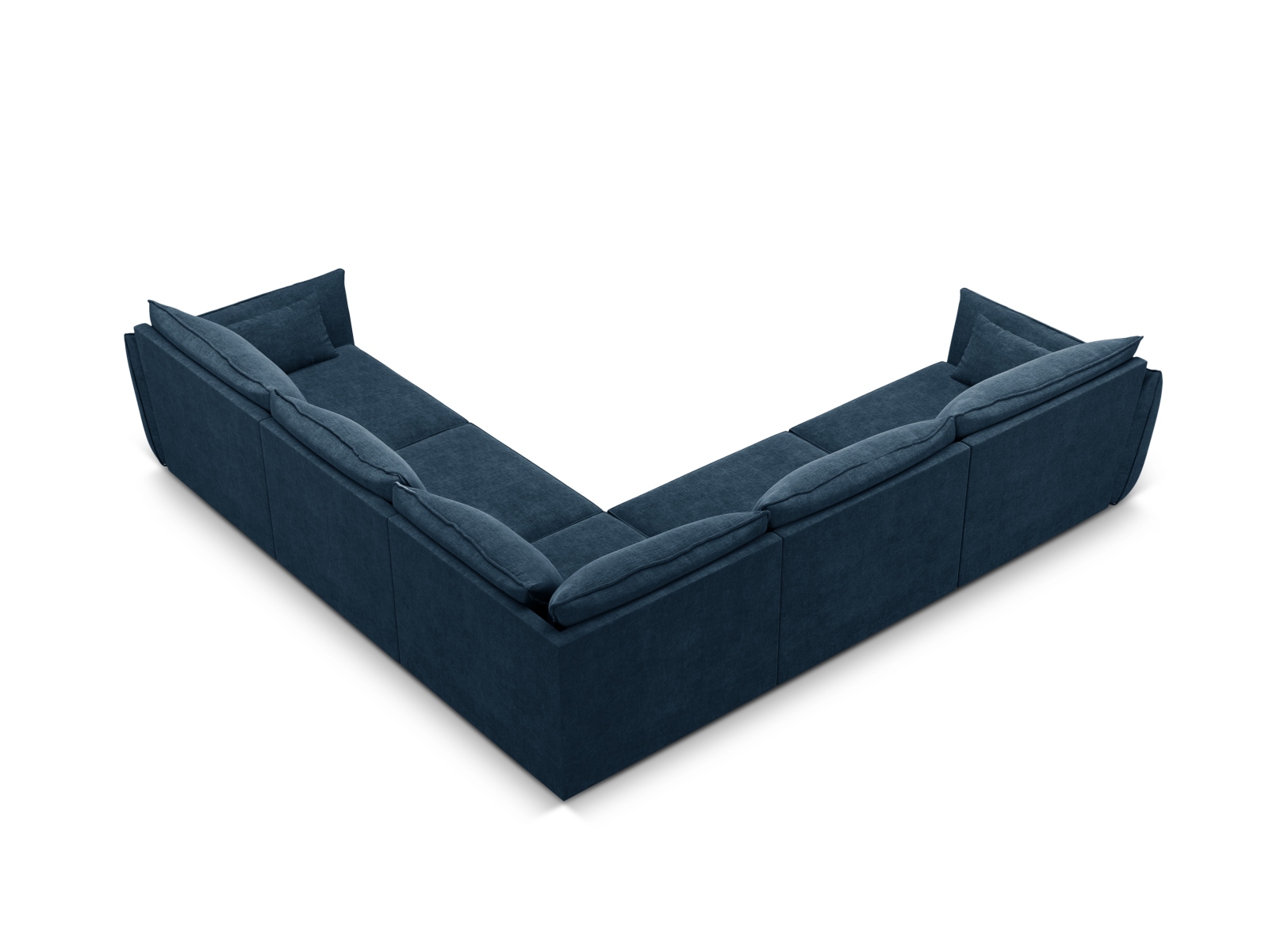 Symmetrical Corner Sofa, "Kaelle", 7 Seats, 286x286x85