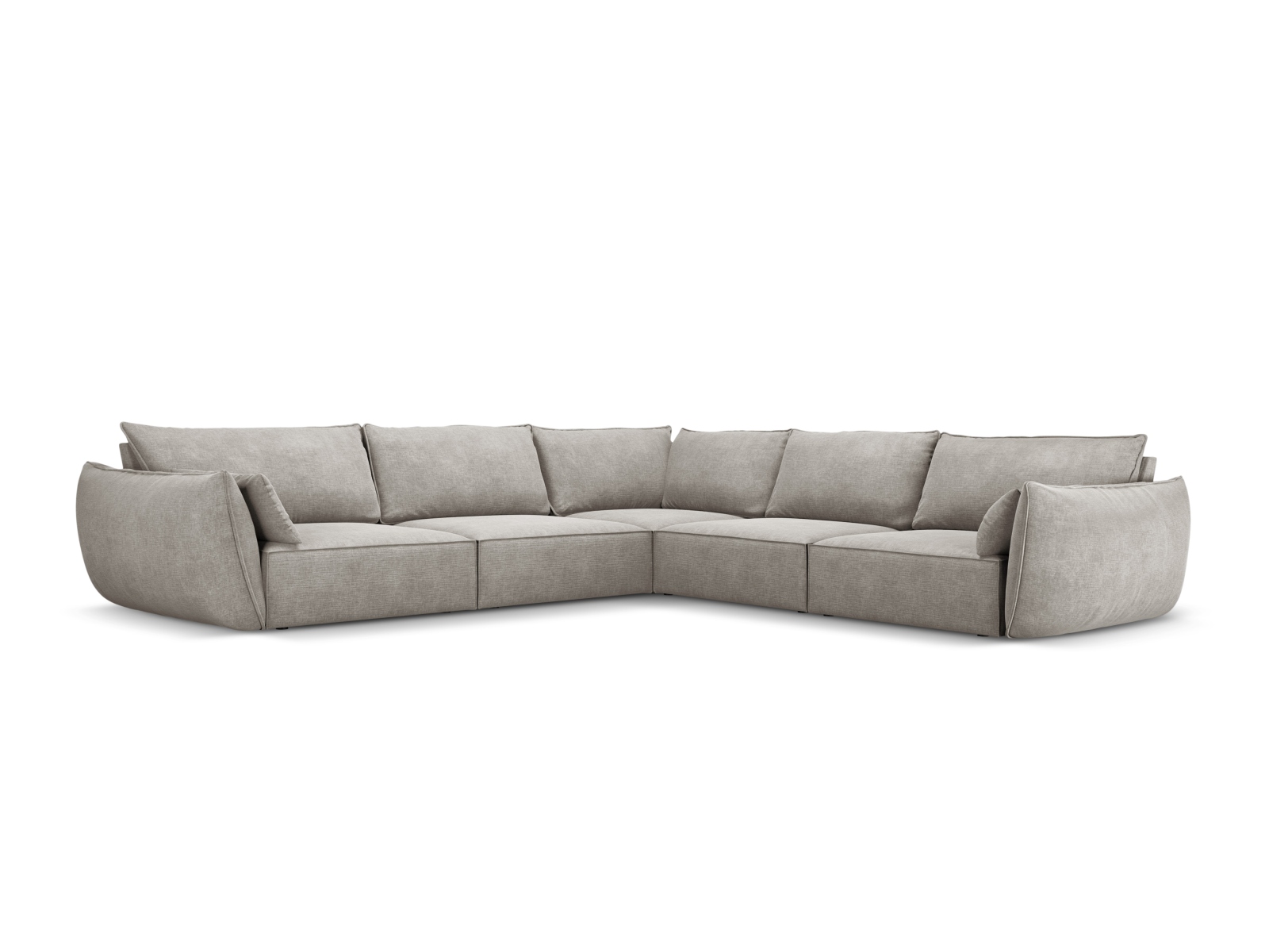 Symmetrical Corner Sofa, "Kaelle", 7 Seats, 286x286x85