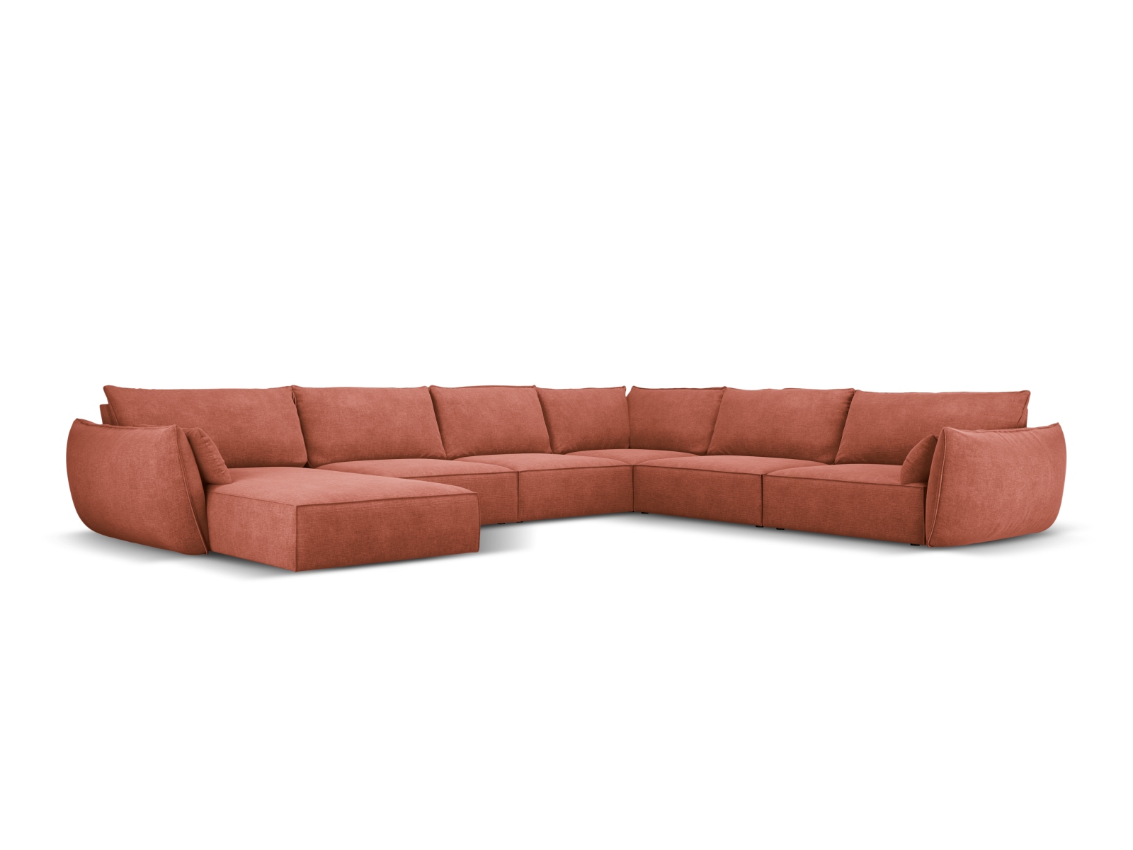 Panoramic Right Corner Sofa, "Kaelle", 8 Seats, 384x284x85