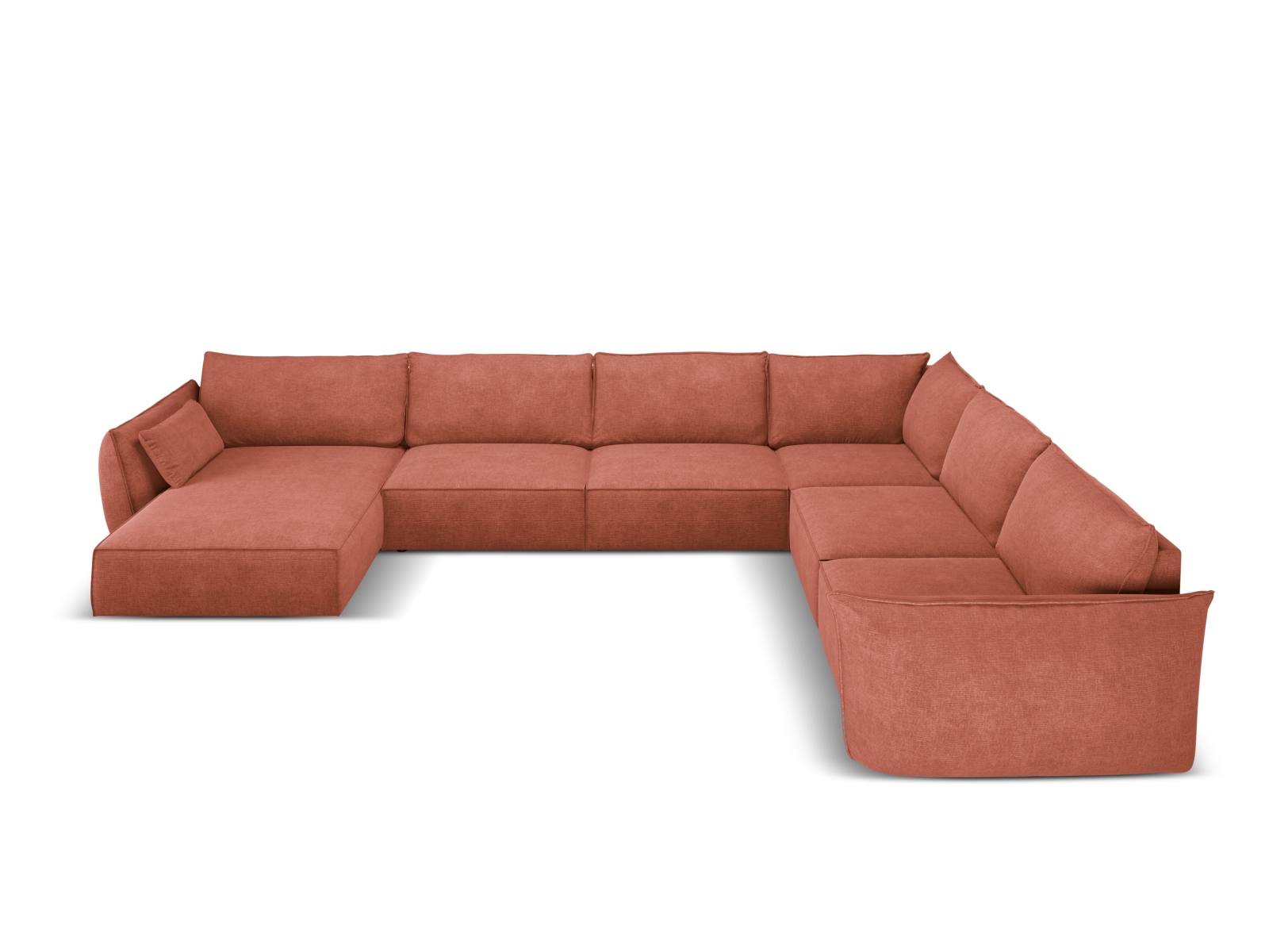 Panoramic Right Corner Sofa, "Kaelle", 8 Seats, 384x284x85