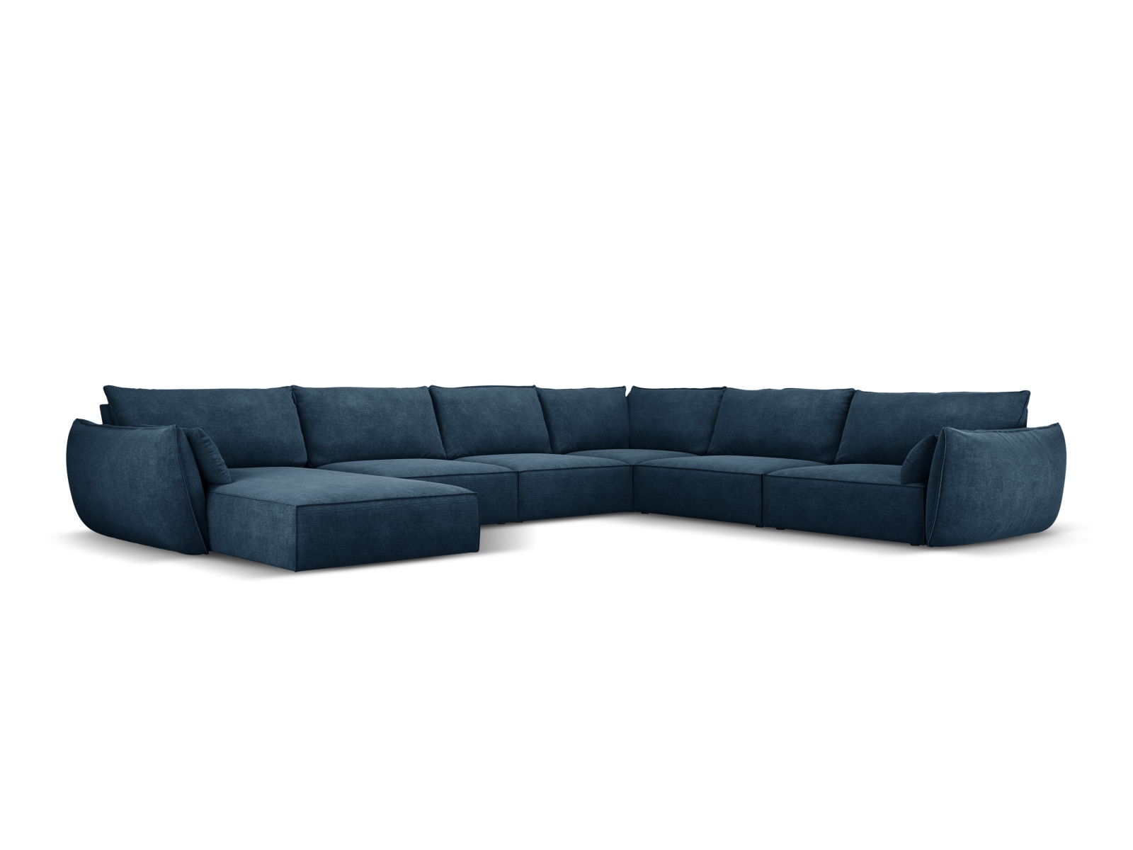 Panoramic Right Corner Sofa, "Kaelle", 8 Seats, 384x284x85