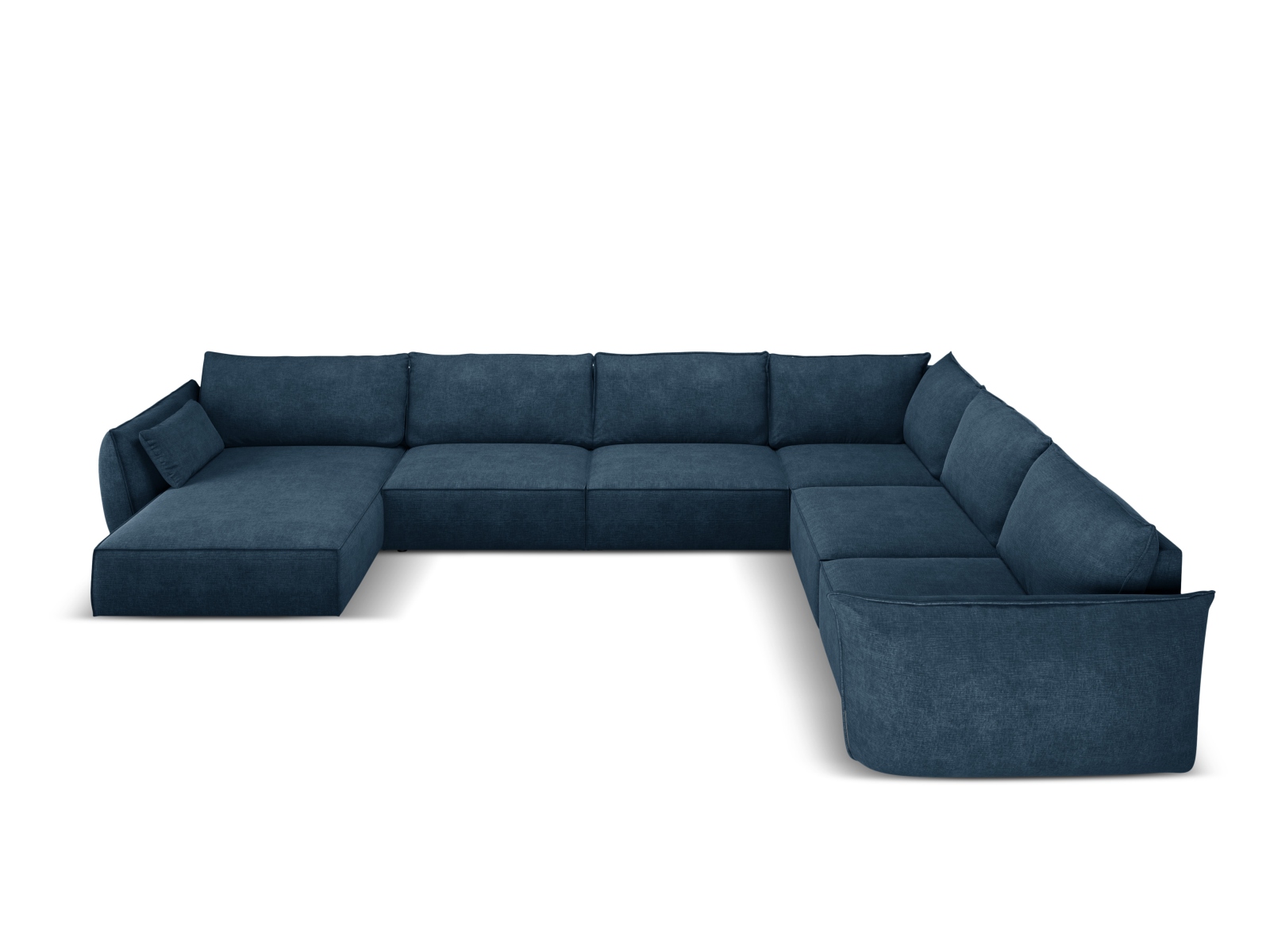 Panoramic Right Corner Sofa, "Kaelle", 8 Seats, 384x284x85