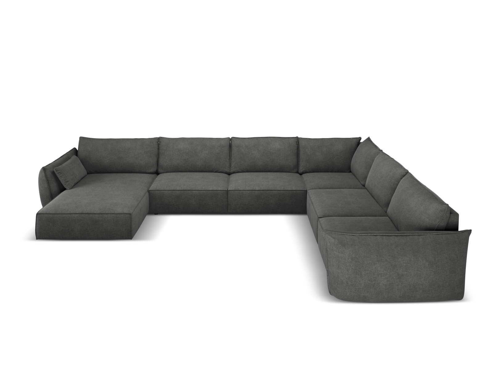Panoramic Right Corner Sofa, "Kaelle", 8 Seats, 384x284x85
