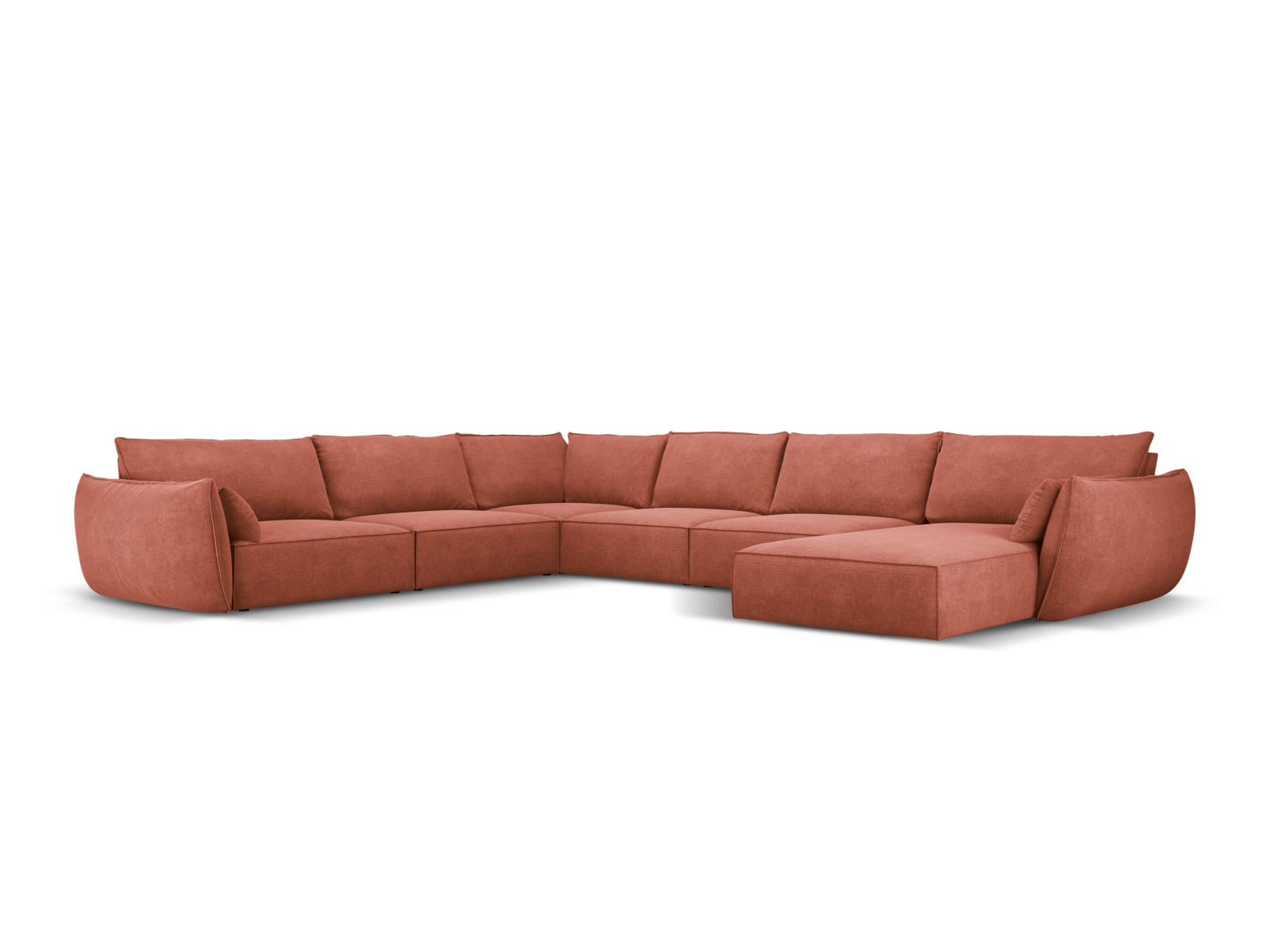 Panoramic Left Corner Sofa, "Kaelle", 8 Seats, 384x284x85