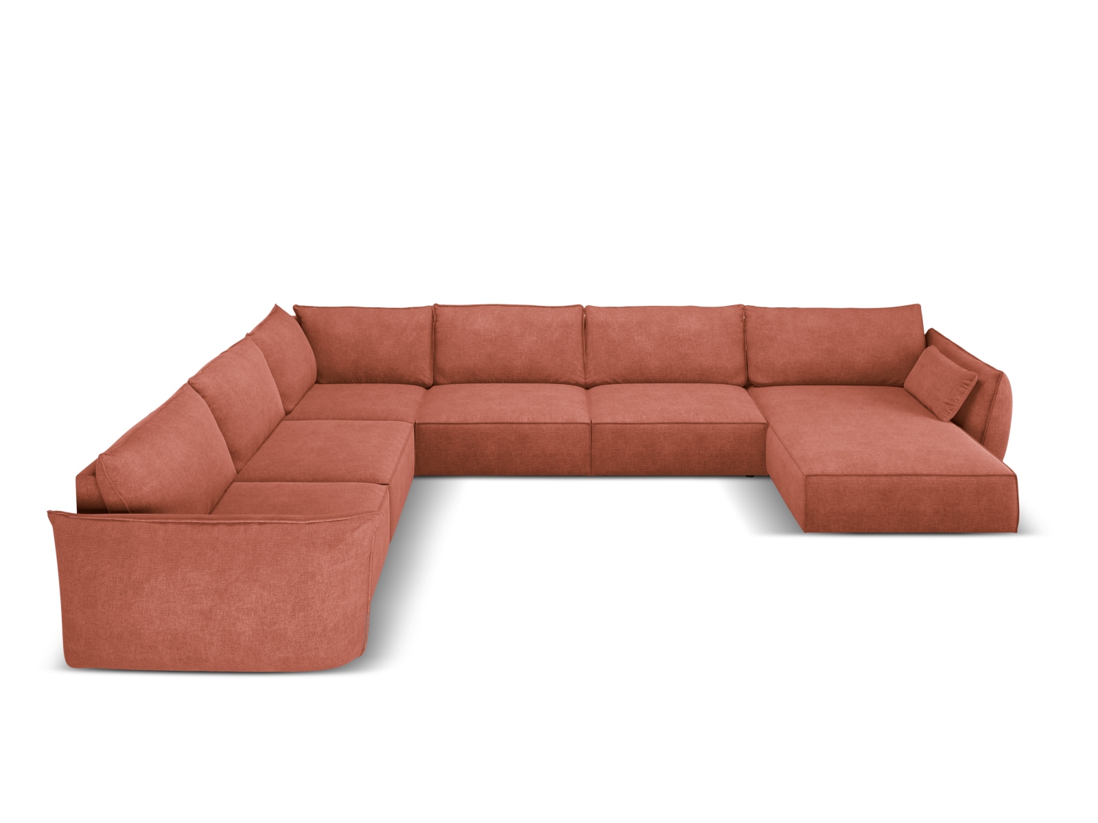 Panoramic Left Corner Sofa, "Kaelle", 8 Seats, 384x284x85