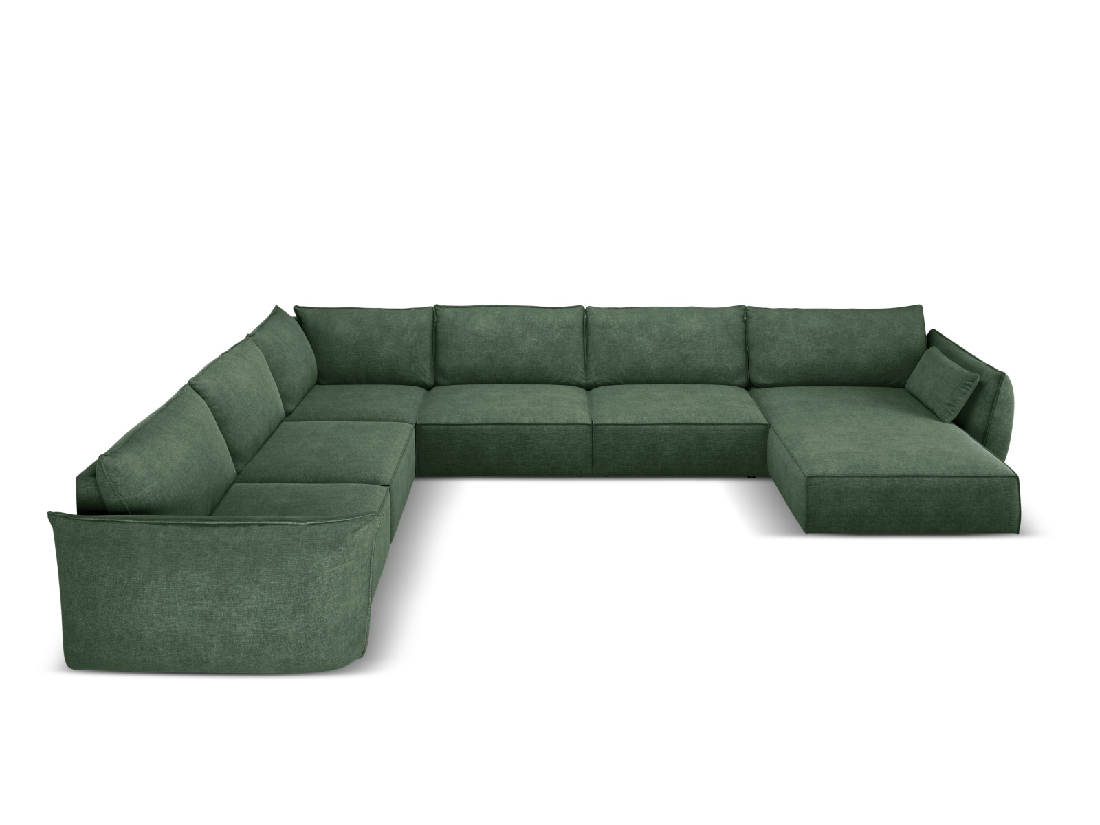 Panoramic Left Corner Sofa, "Kaelle", 8 Seats, 384x284x85