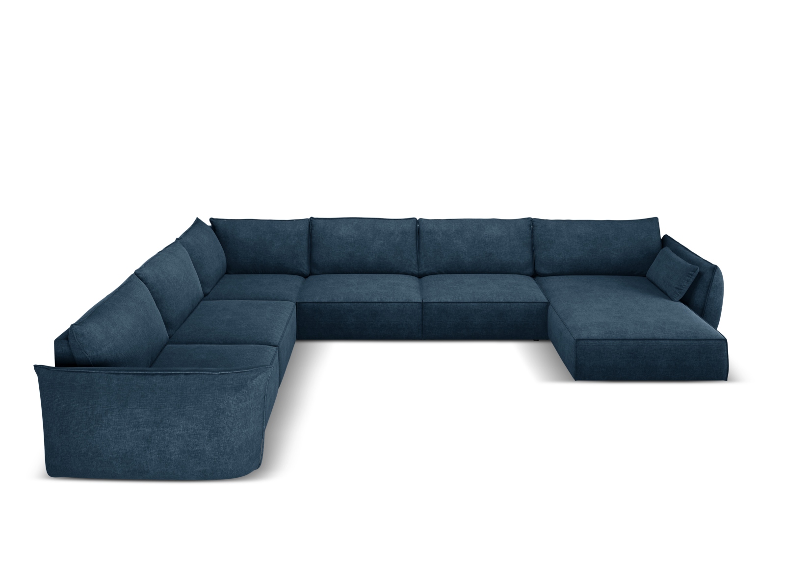 Panoramic Left Corner Sofa, "Kaelle", 8 Seats, 384x284x85