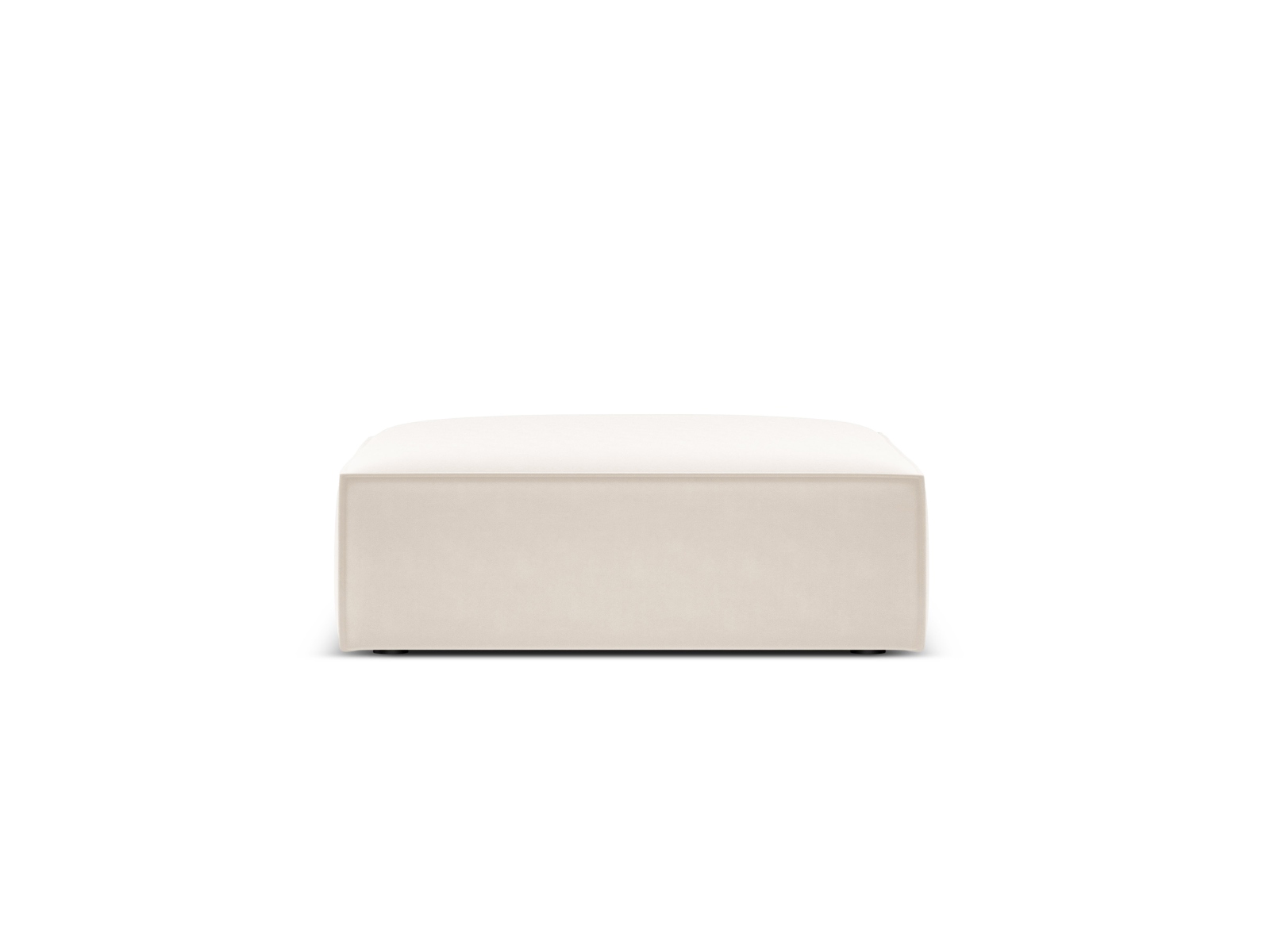 Velvet Pouf, "Kaelle", 1 Seat, 100x80x38