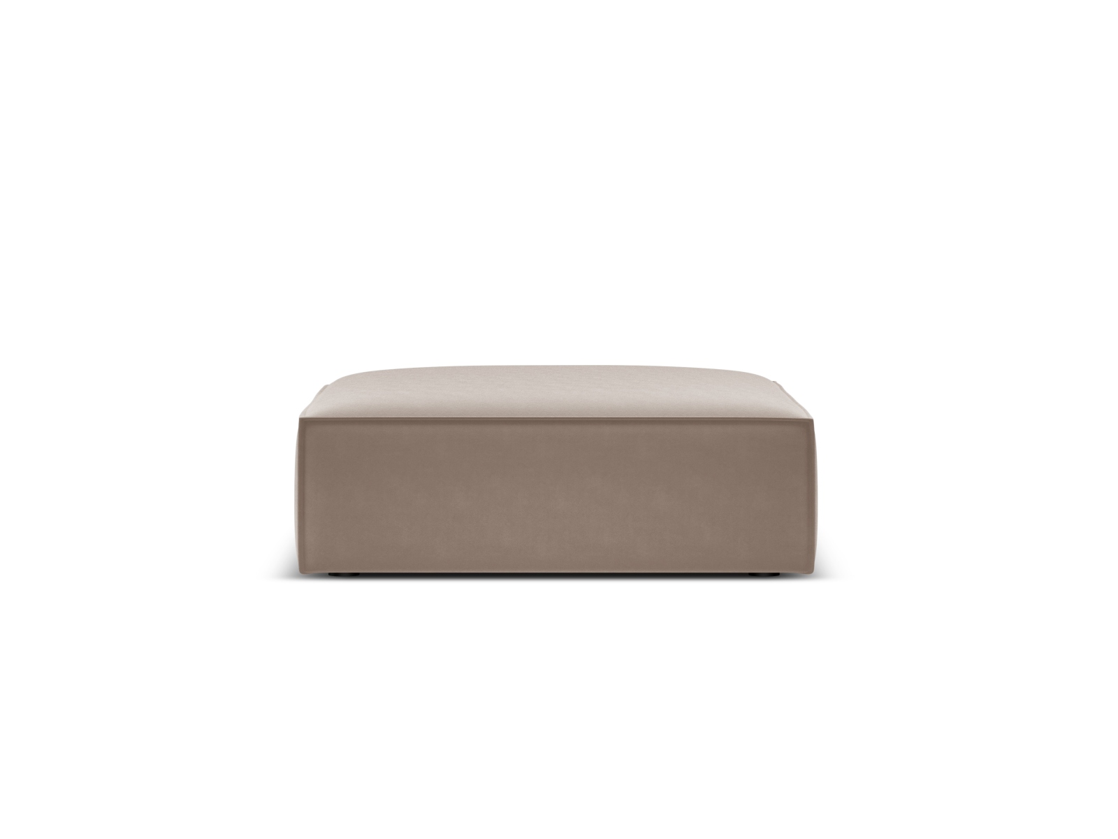 Velvet Pouf, "Kaelle", 1 Seat, 100x80x38