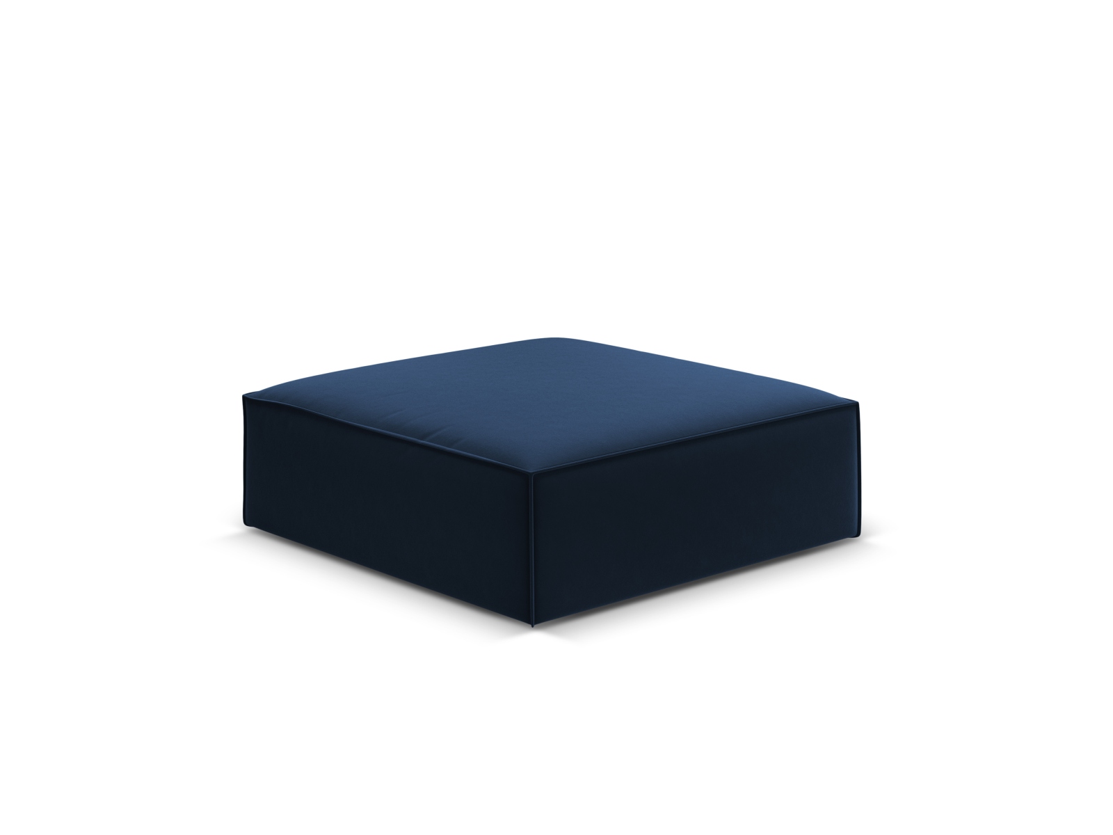 Velvet Pouf, "Kaelle", 1 Seat, 100x80x38