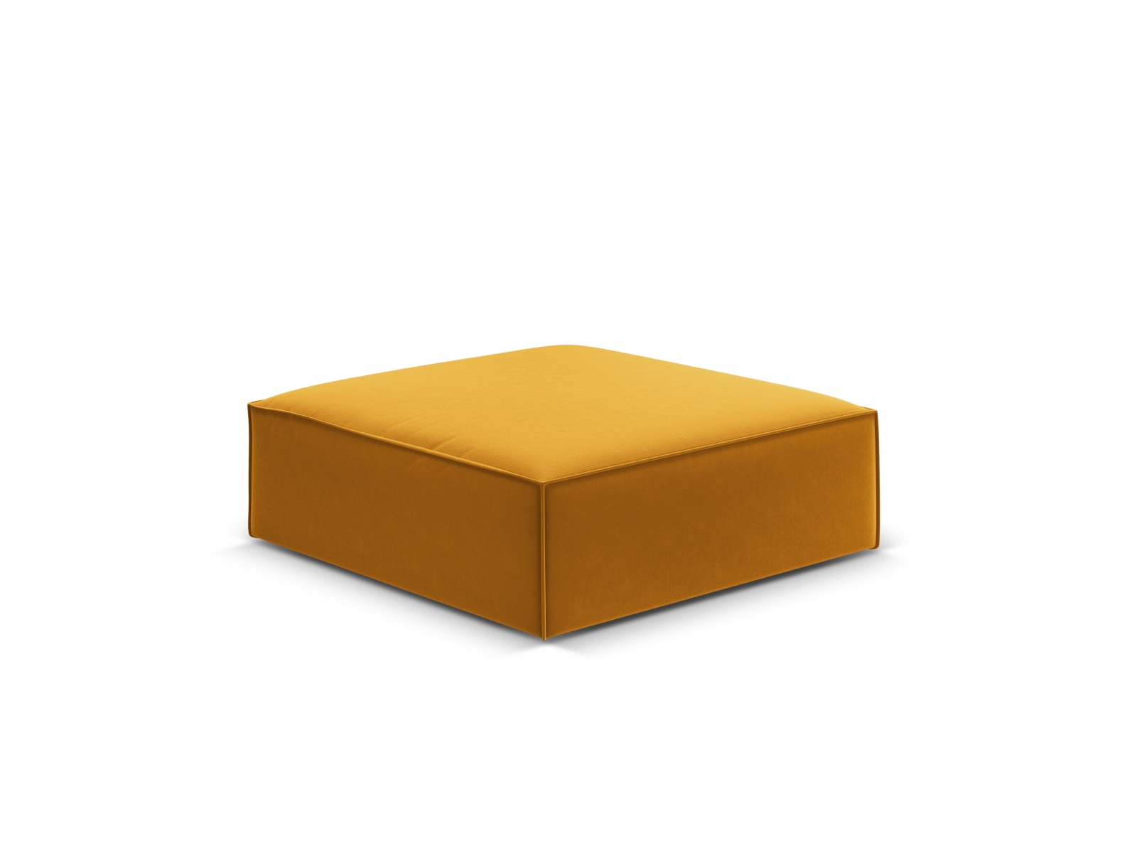 Velvet Pouf, "Kaelle", 1 Seat, 100x80x38