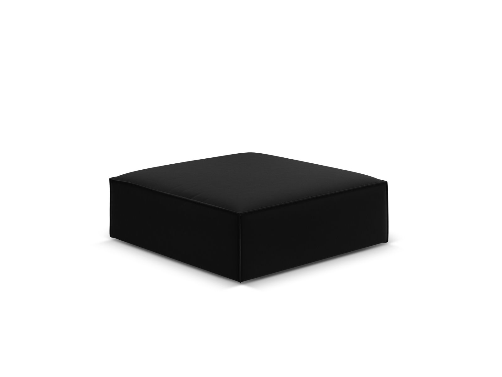 Velvet Pouf, "Kaelle", 1 Seat, 100x80x38