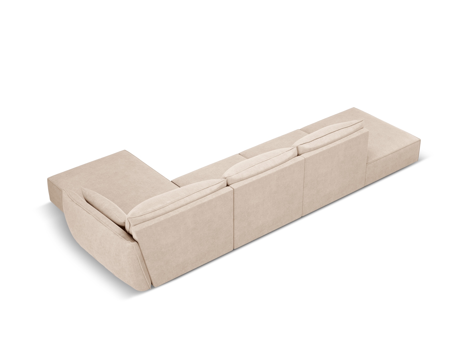 Right Corner Sofa, "Kaelle", 5 Seats, 364x171x85
