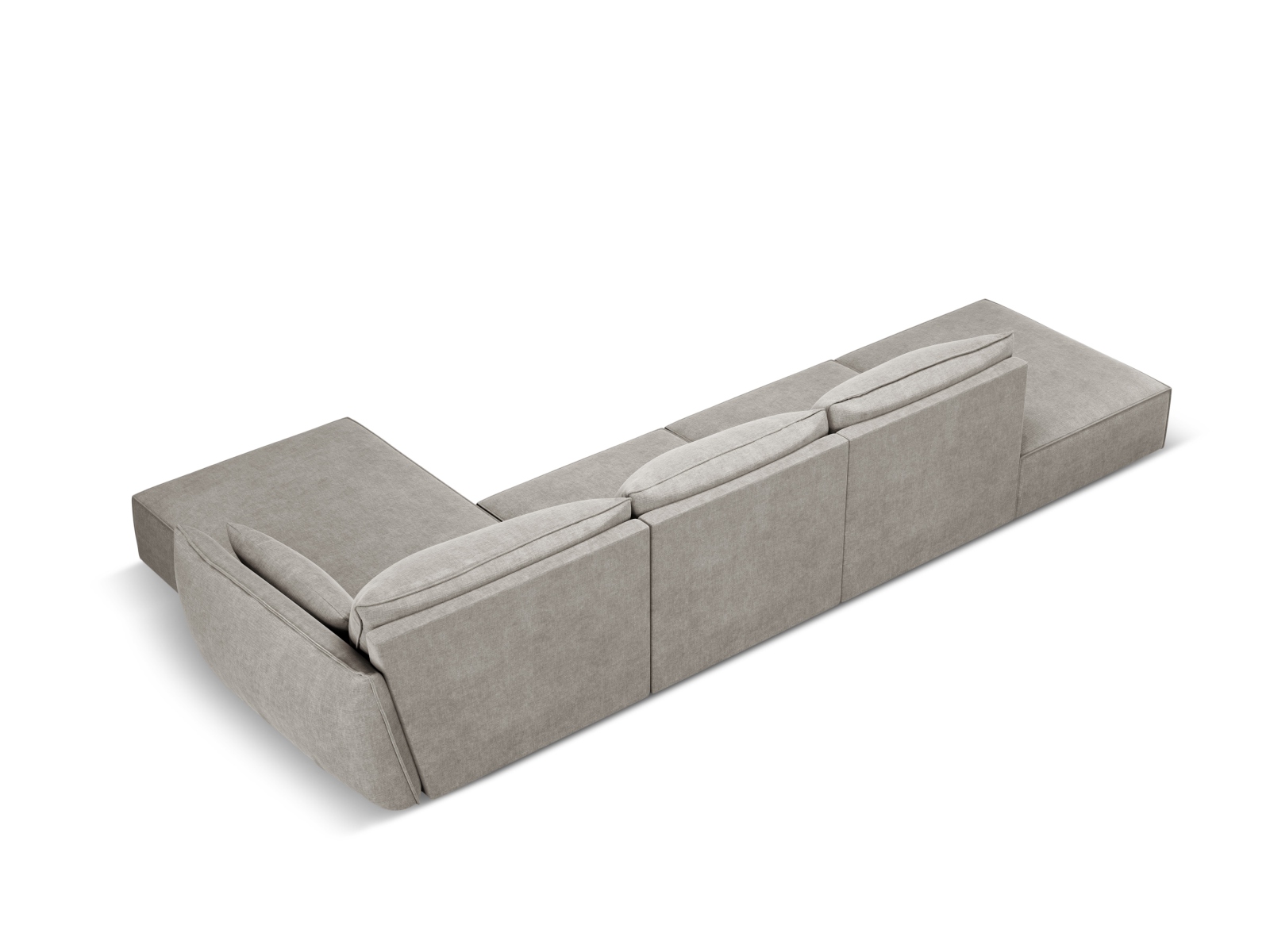 Right Corner Sofa, "Kaelle", 5 Seats, 364x171x85