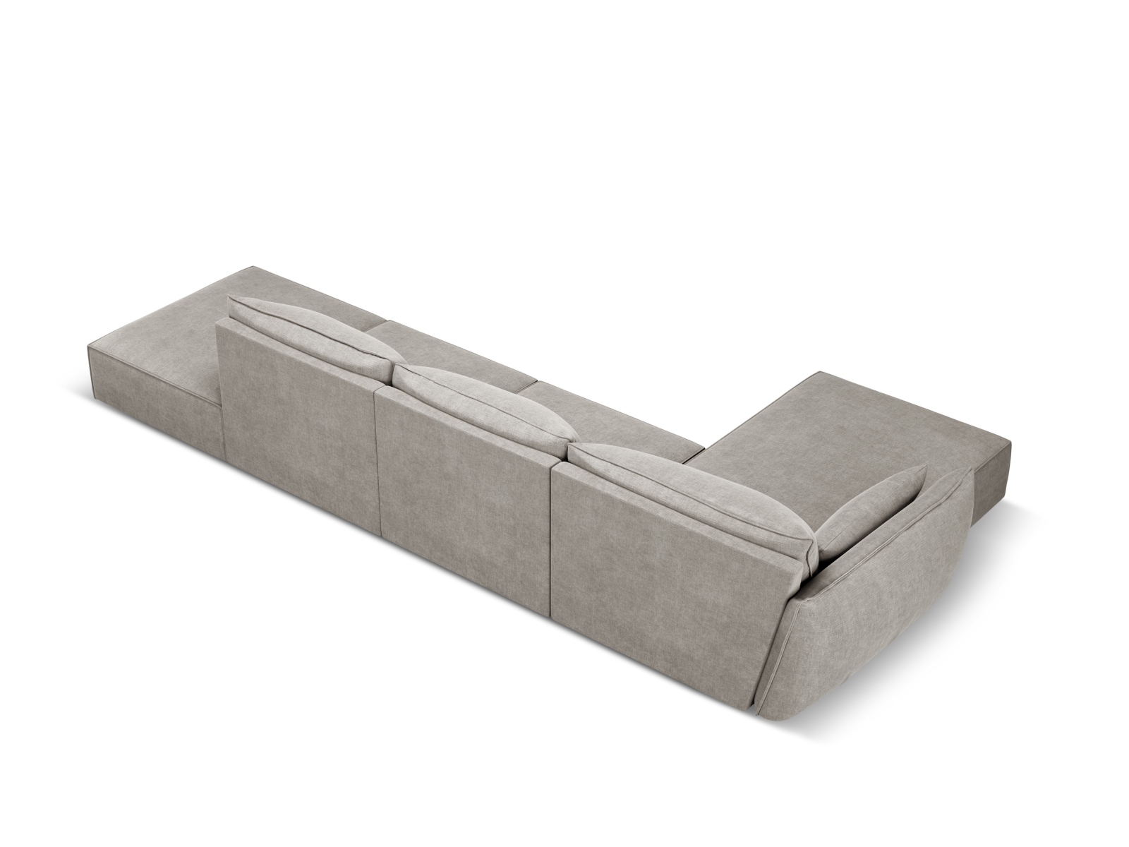 Left Corner Sofa, "Kaelle", 5 Seats, 364x171x85