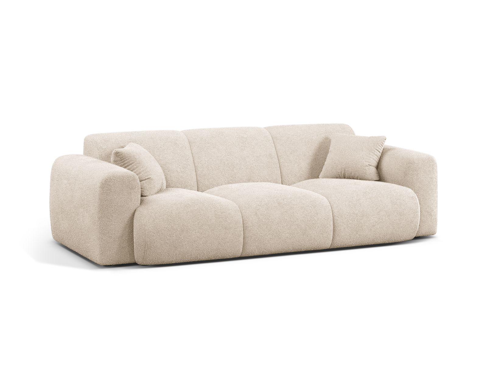 Boucle Sofa, "Molino", 3 Seats, 235x100x72