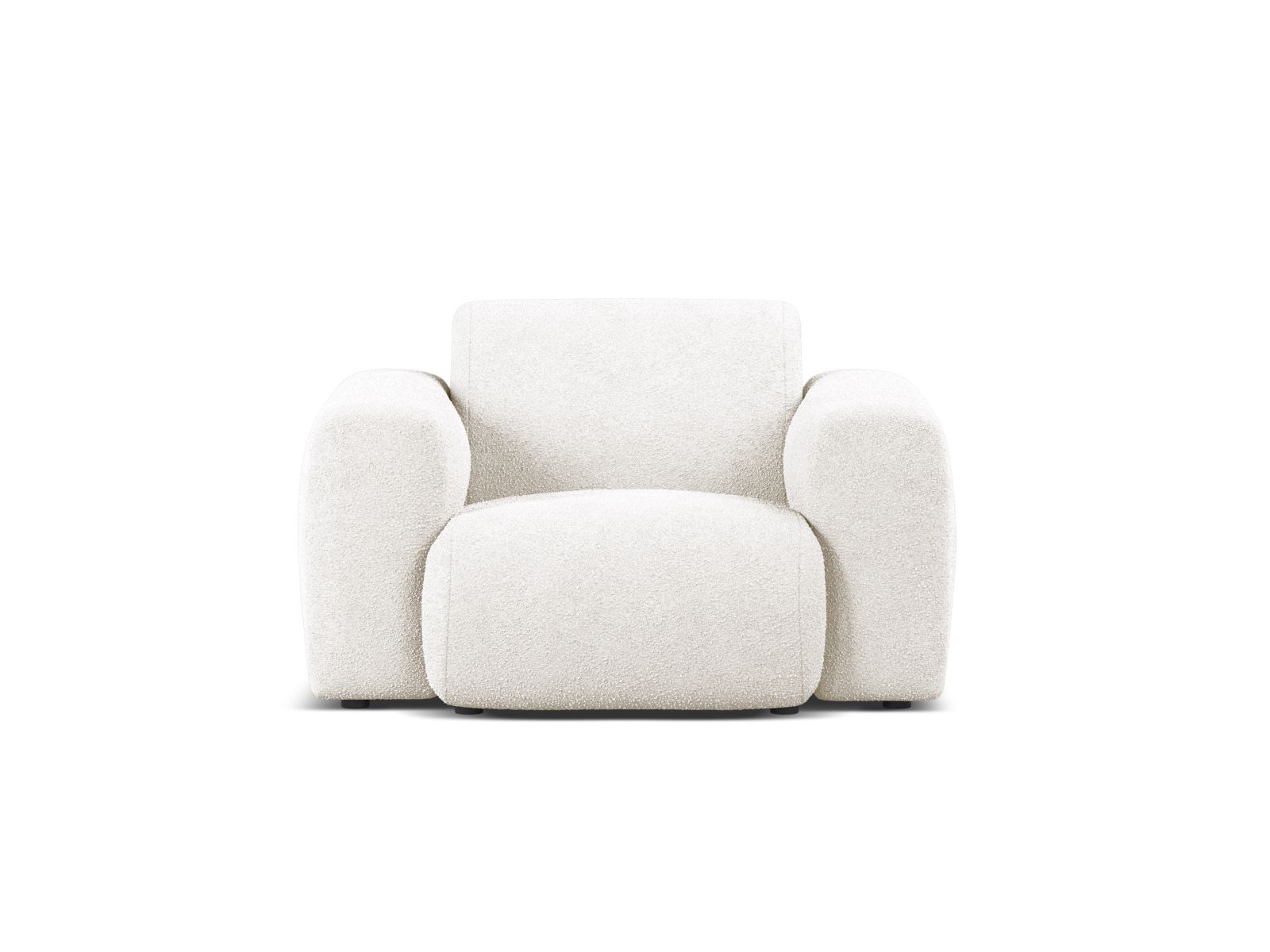 Boucle Armchair, "Molino", 1 Seat, 108x100x72