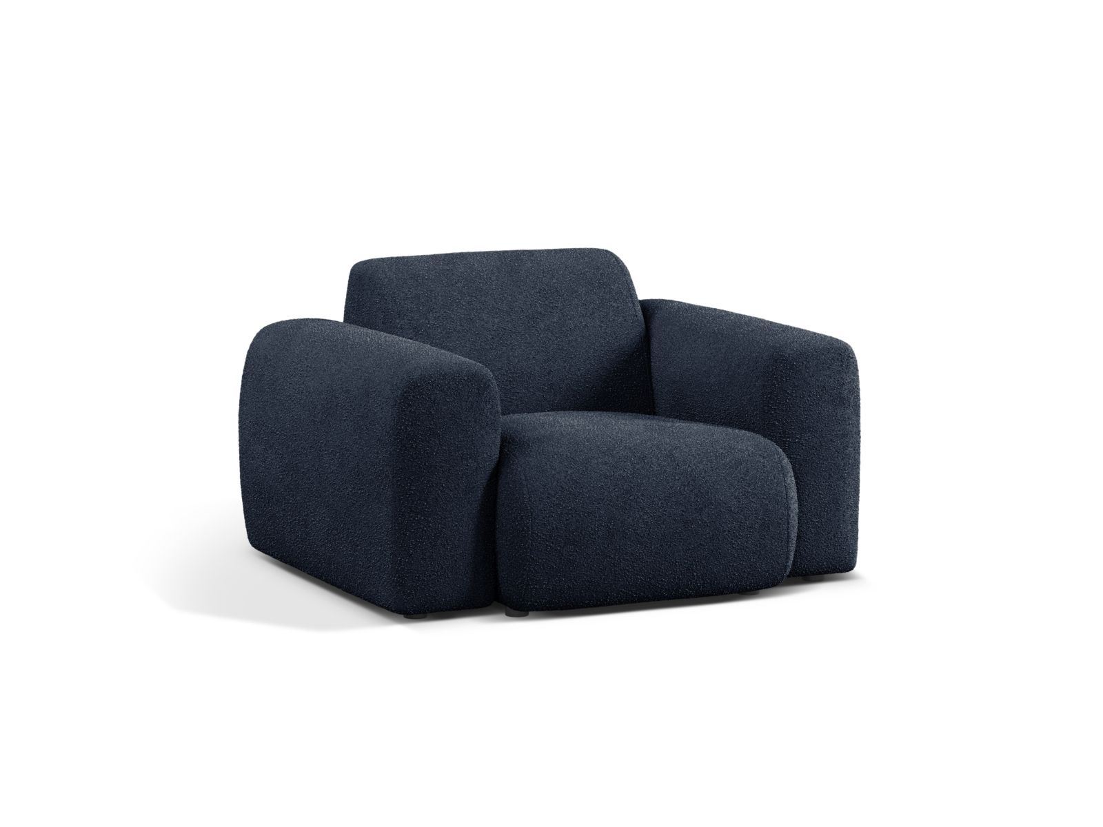 Boucle Armchair, "Molino", 1 Seat, 108x100x72