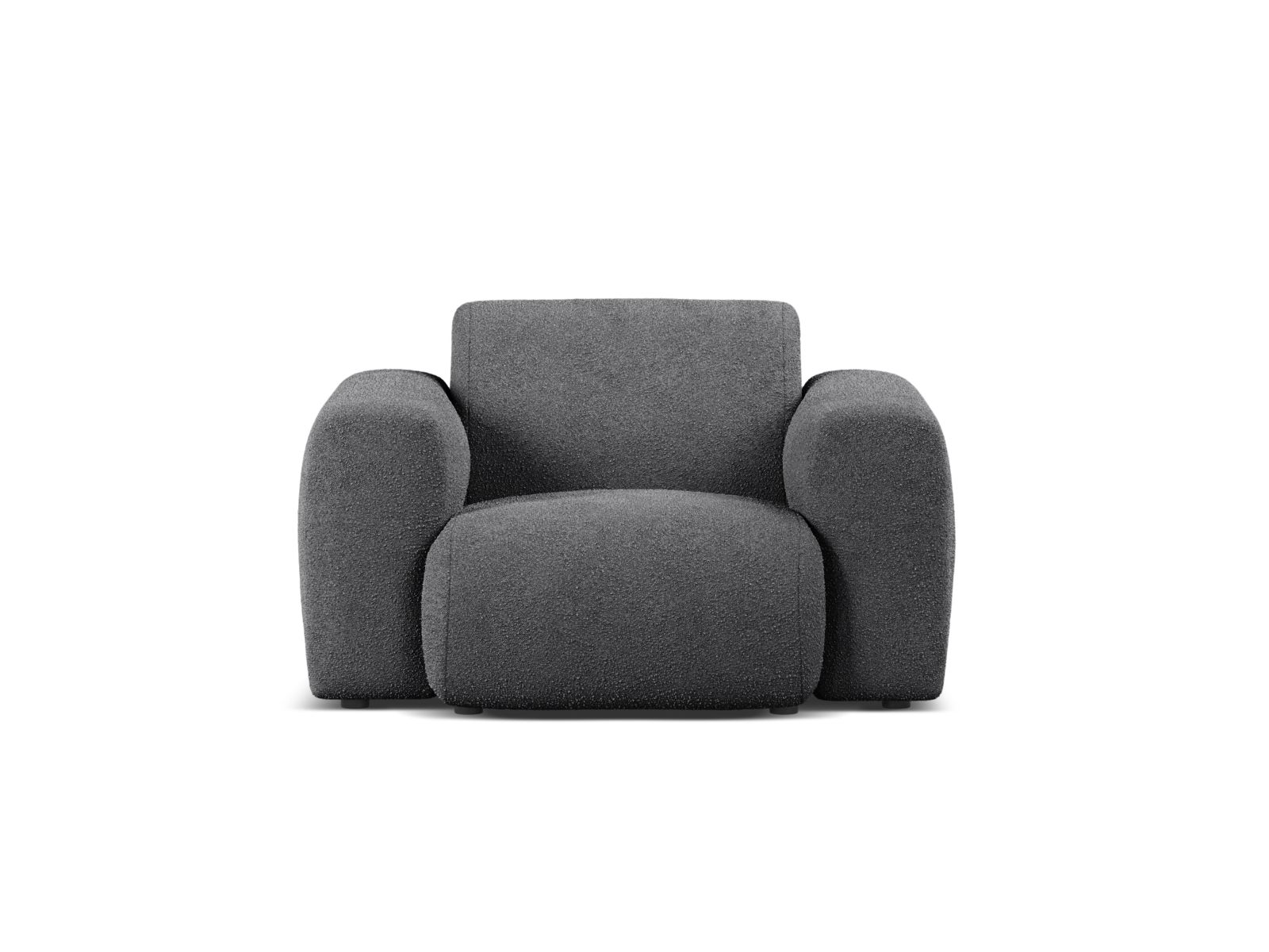 Boucle Armchair, "Molino", 1 Seat, 108x100x72