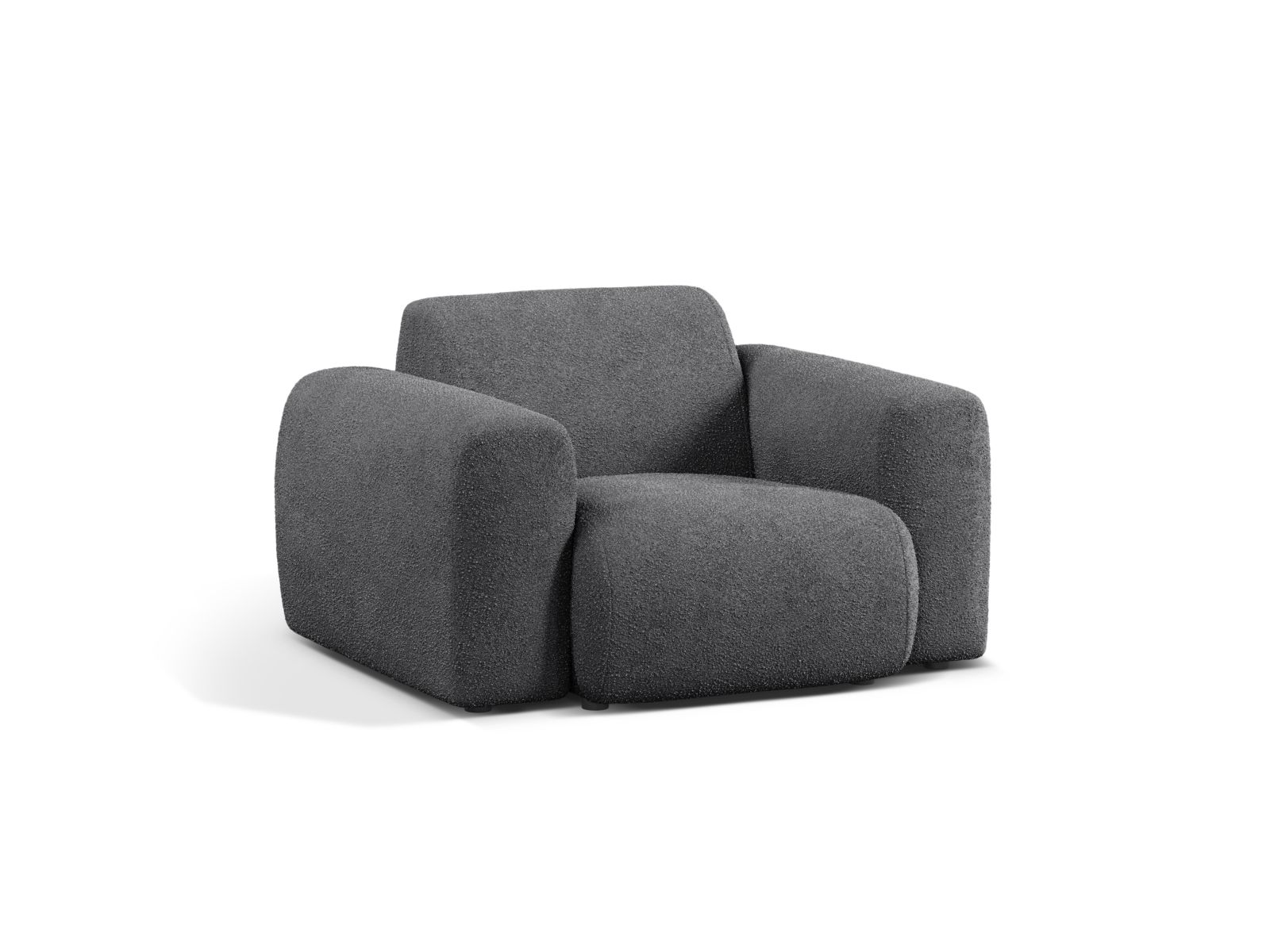 Boucle Armchair, "Molino", 1 Seat, 108x100x72