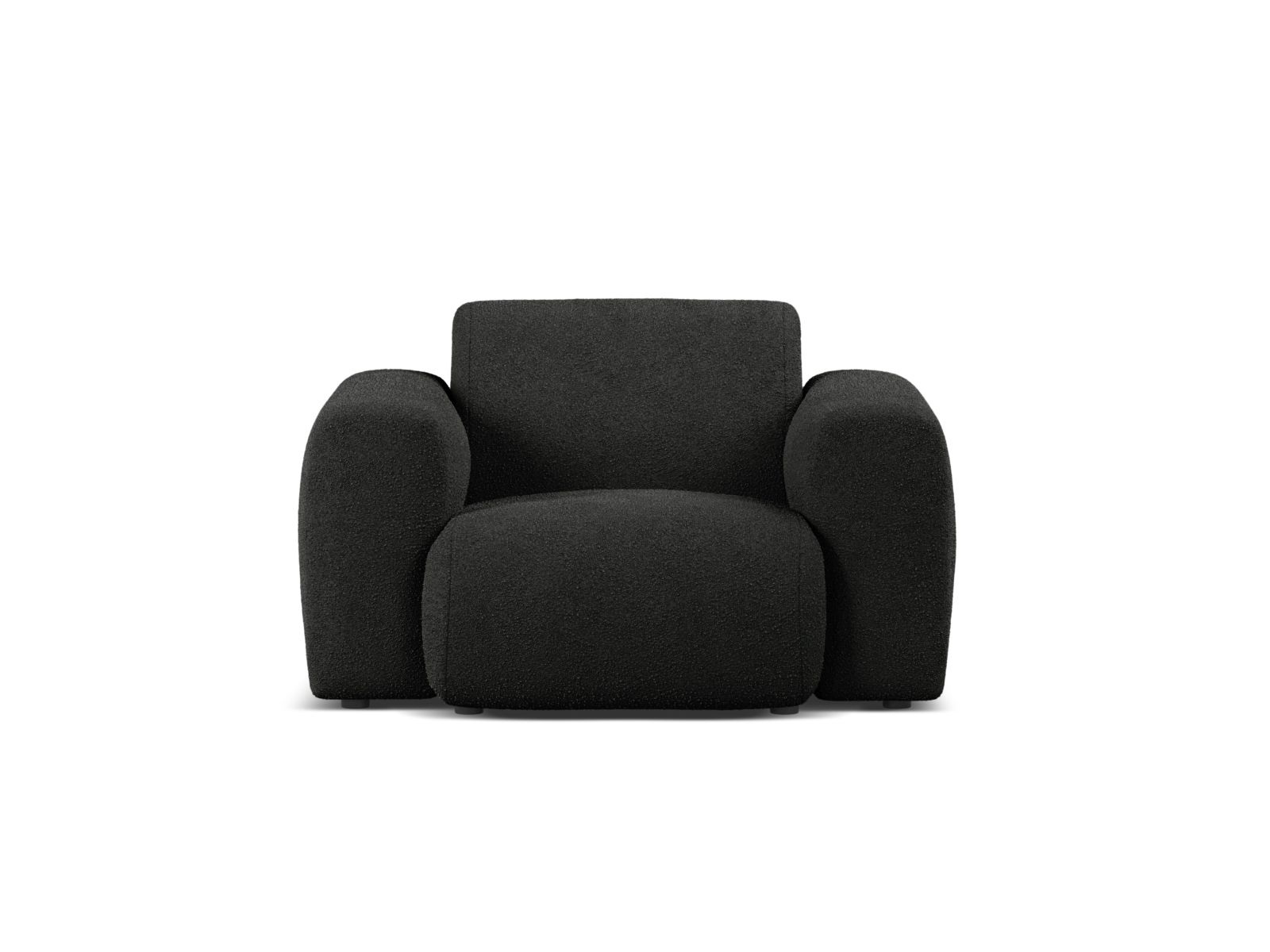 Boucle Armchair, "Molino", 1 Seat, 108x100x72