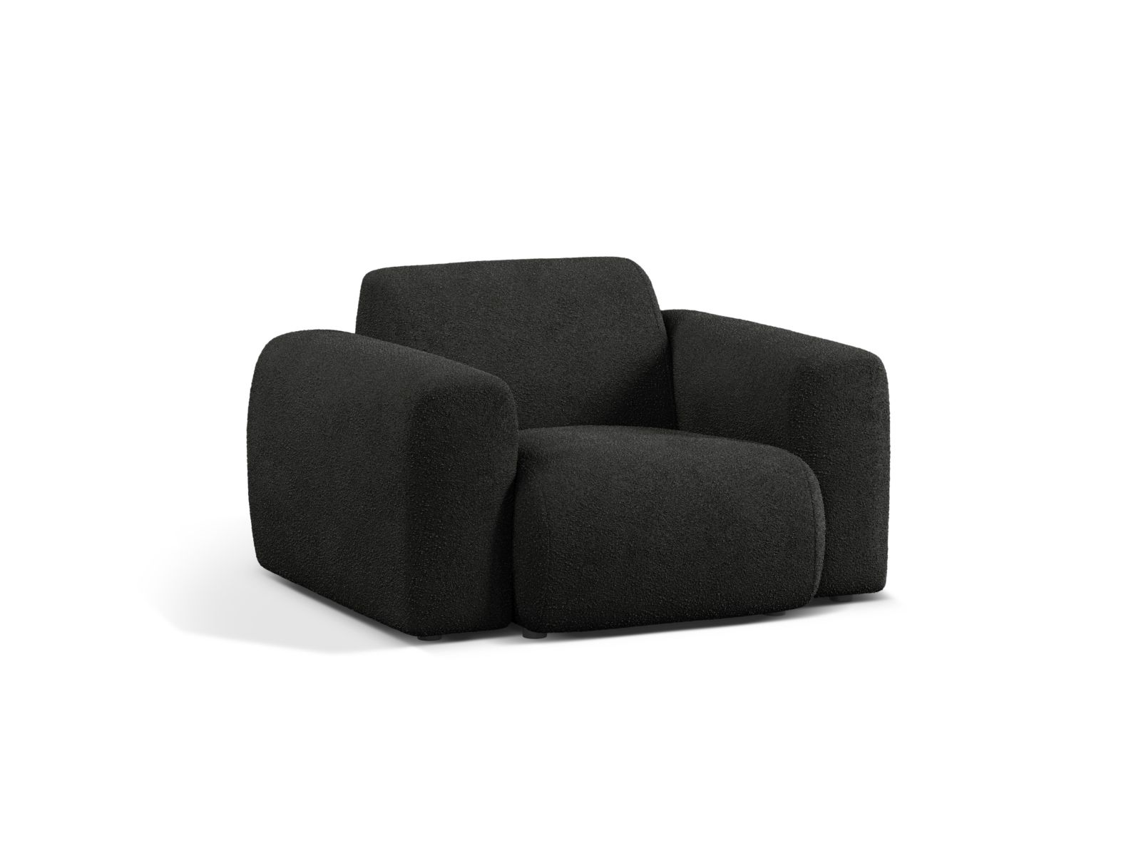 Boucle Armchair, "Molino", 1 Seat, 108x100x72