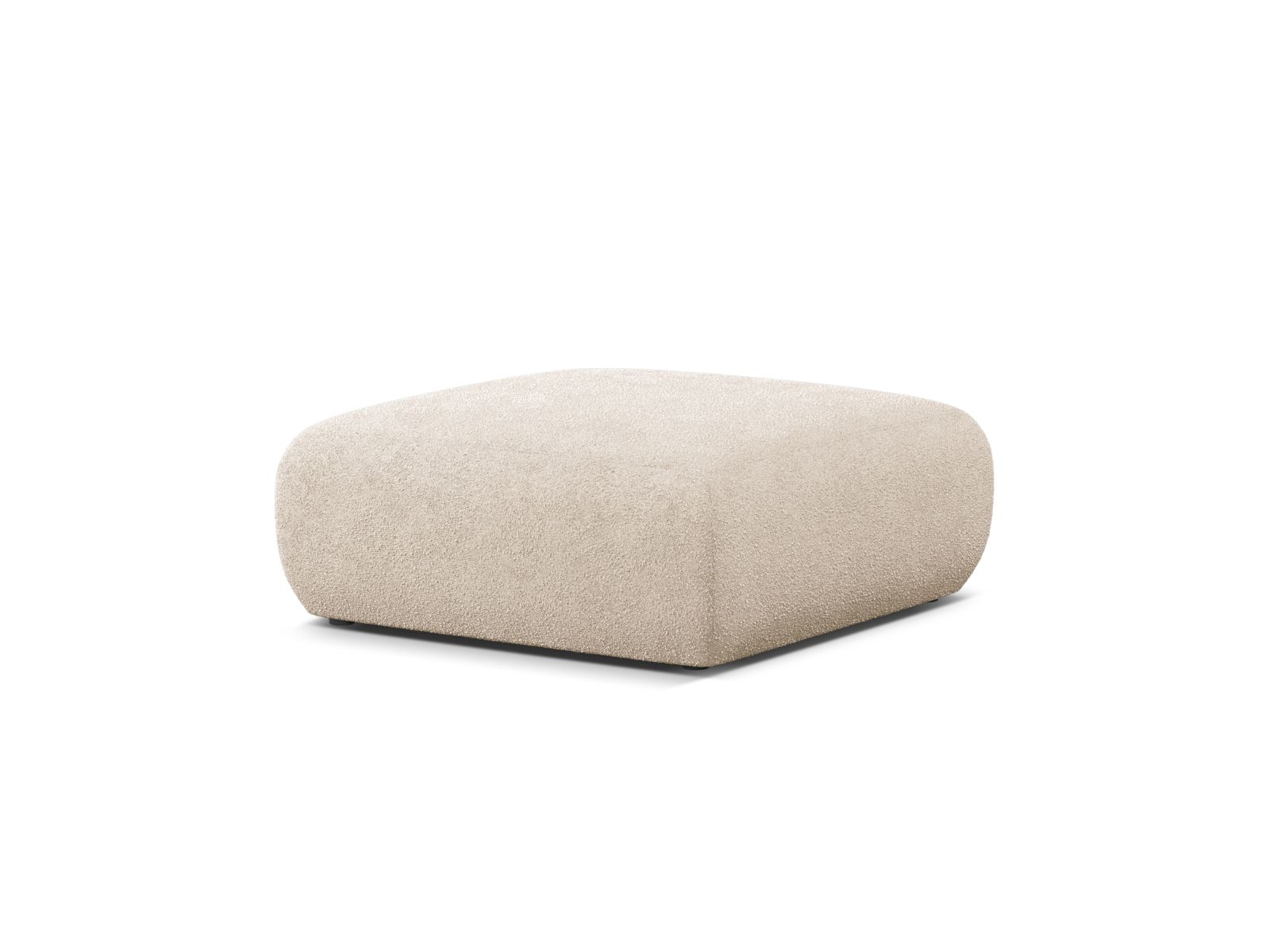 Boucle Pouf, "Molino", 1 Seat, 100x100x40