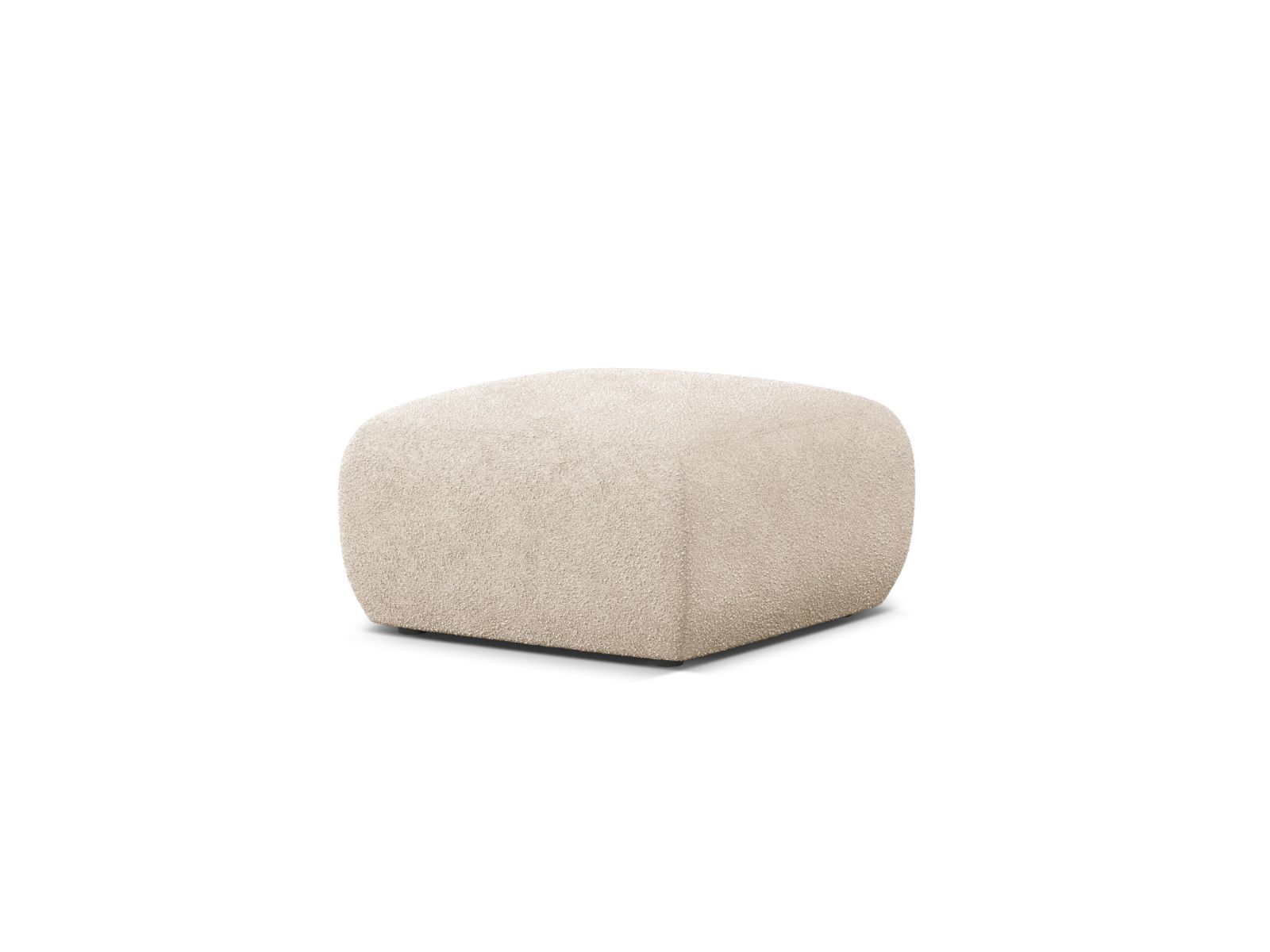 Boucle Pouf, "Molino", 1 Seat, 75x75x40