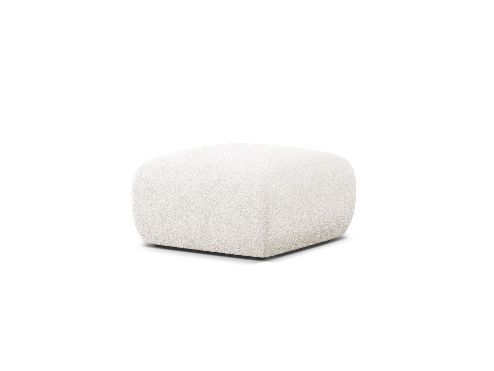 Boucle Pouf, "Molino", 1 Seat, 75x75x40