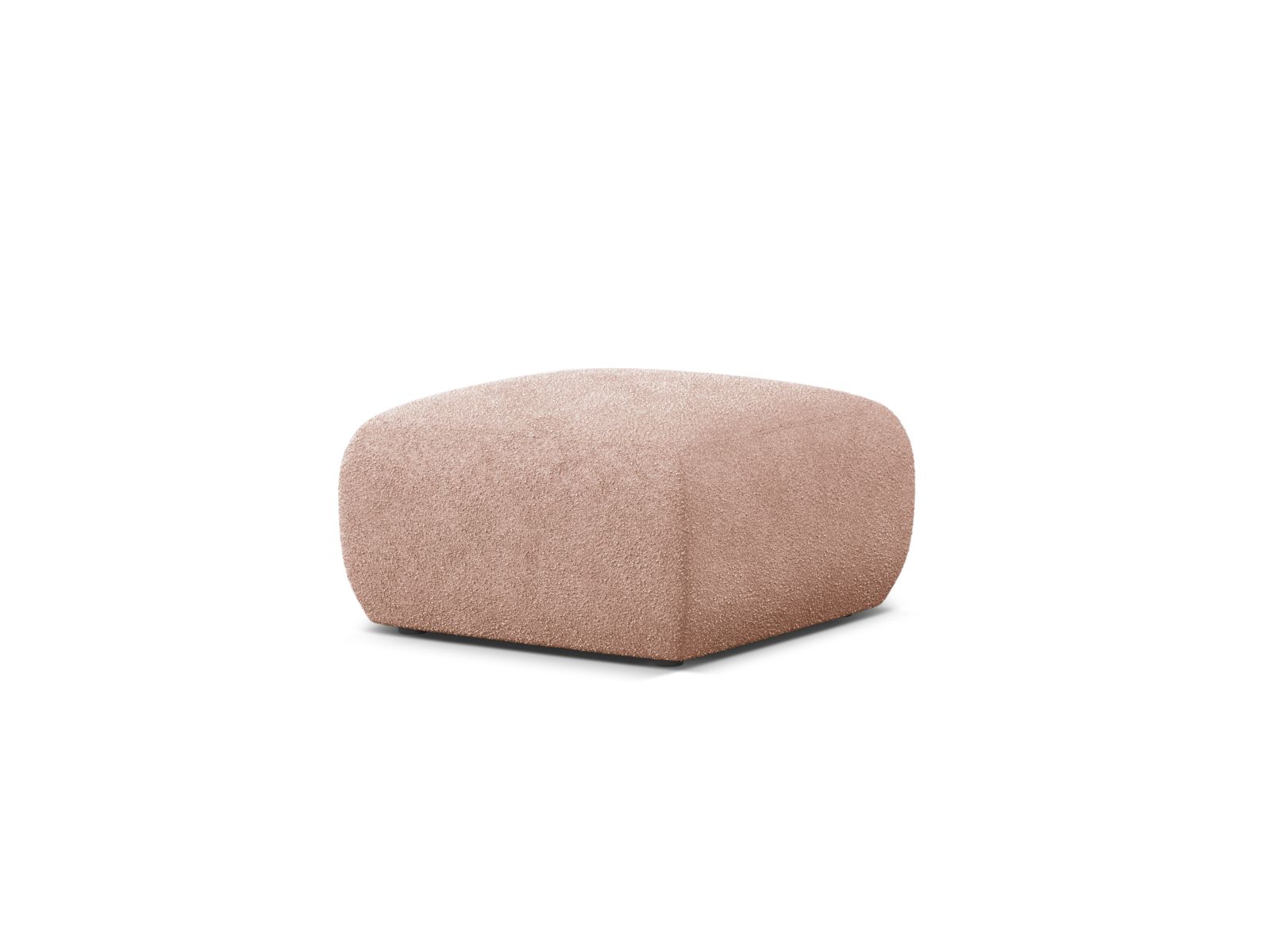 Boucle Pouf, "Molino", 1 Seat, 75x75x40