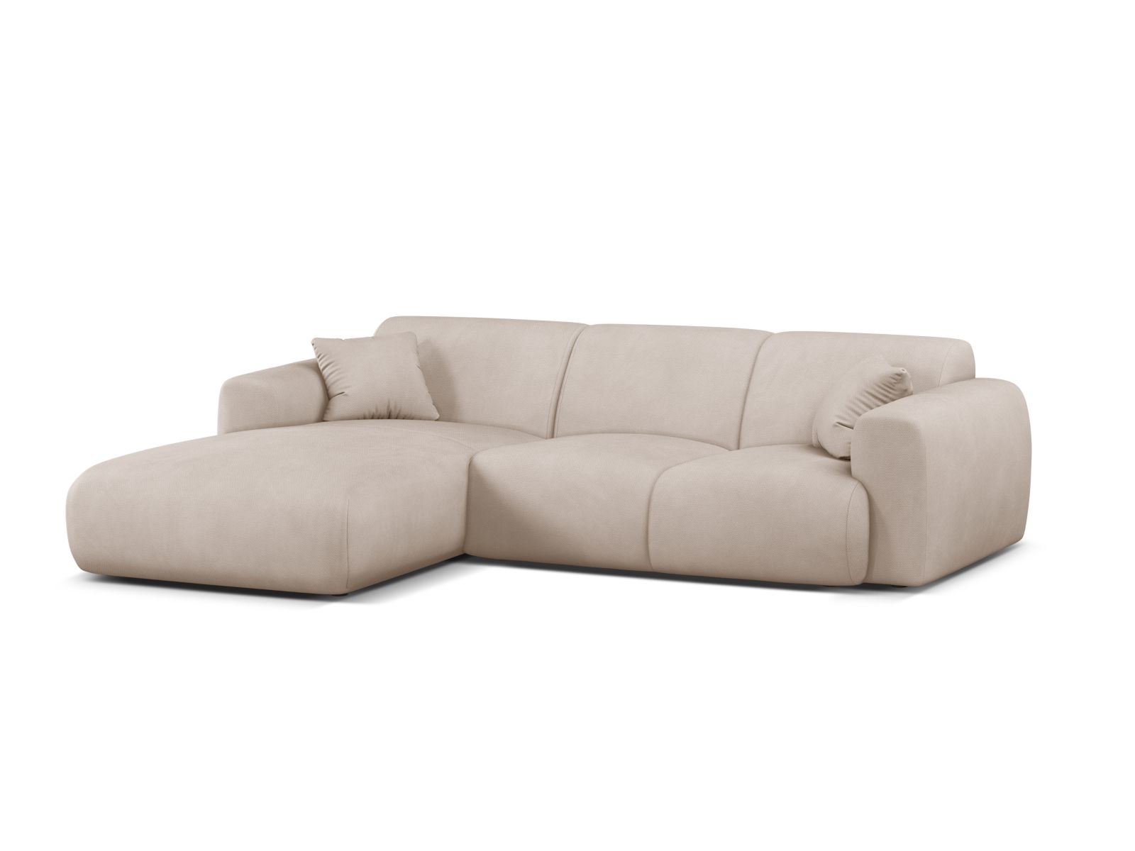 Left Corner Sofa, "Molino", 4 Seats, 255x170x72