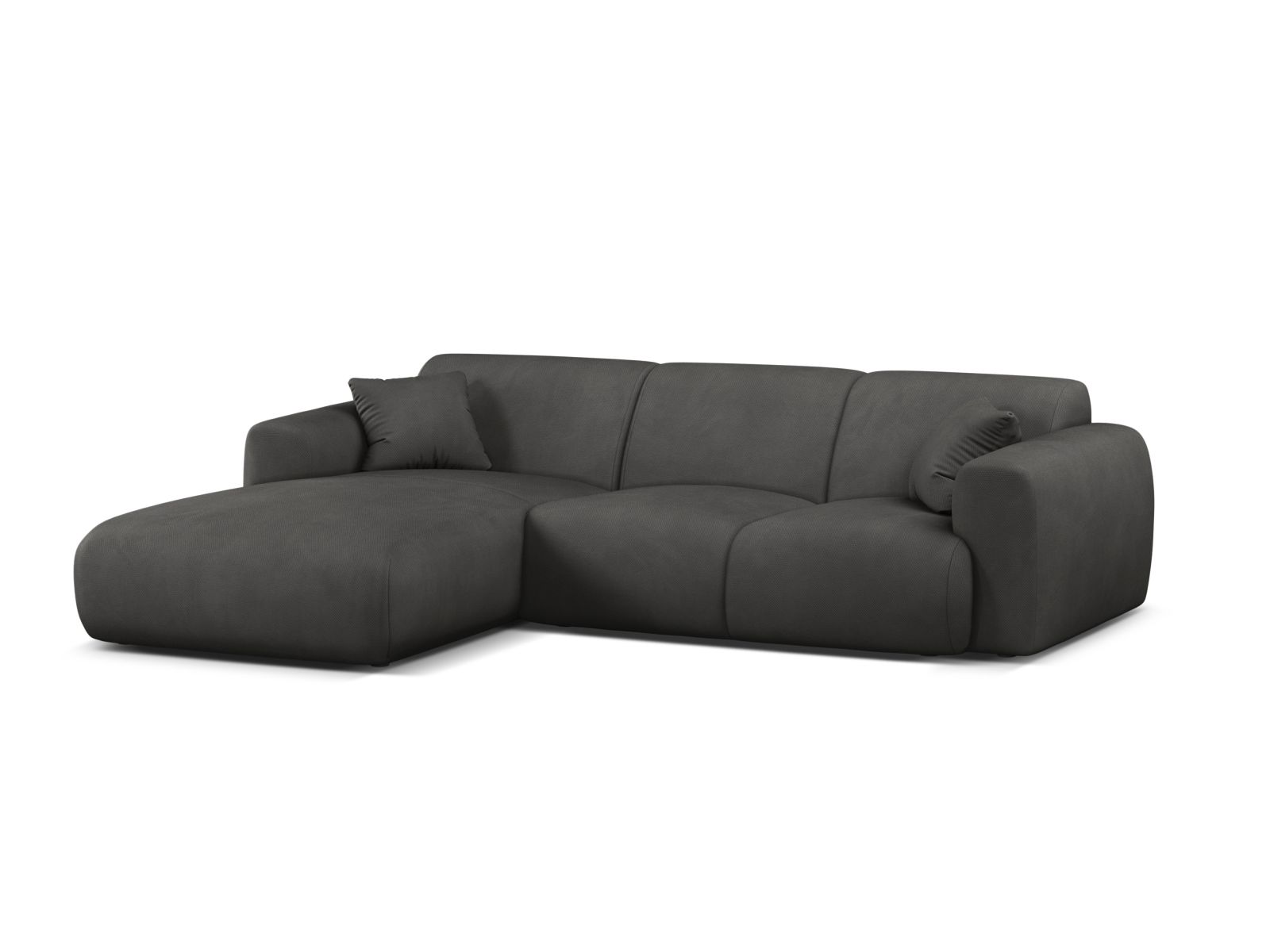 Left Corner Sofa, "Molino", 4 Seats, 255x170x72
