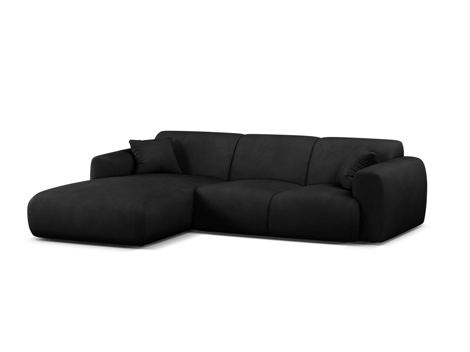Left Corner Sofa, "Molino", 4 Seats, 255x170x72