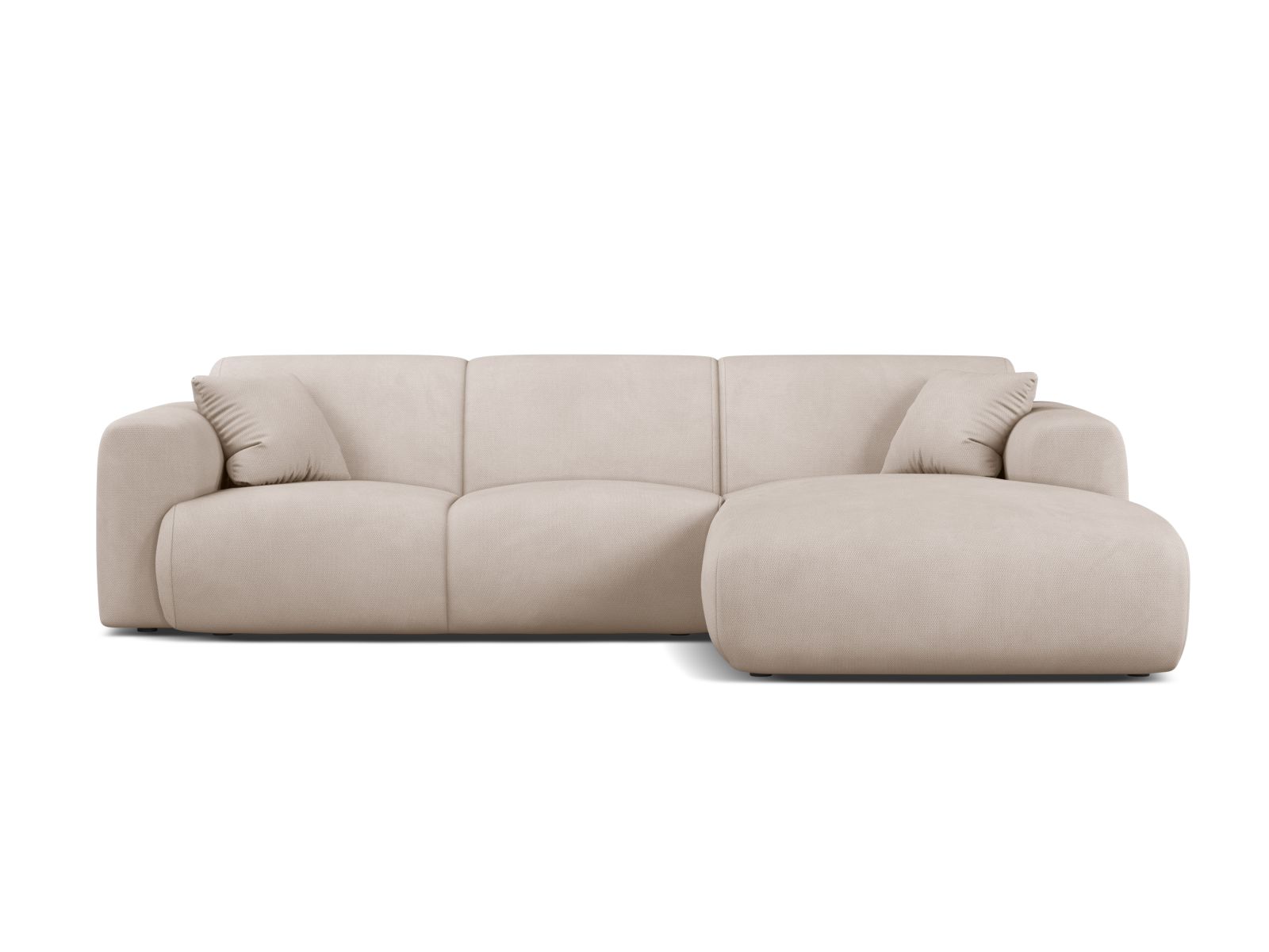 Right Corner Sofa, "Molino", 4 Seats, 255x170x72