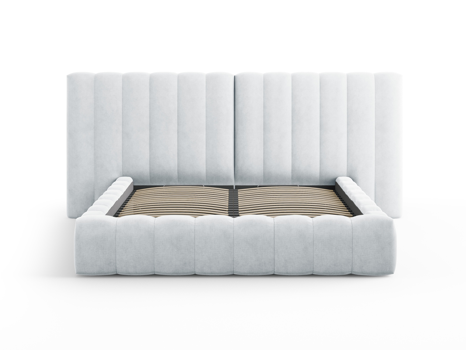 Storage Bed With Double Headboard, "Kelp", 250x230x100