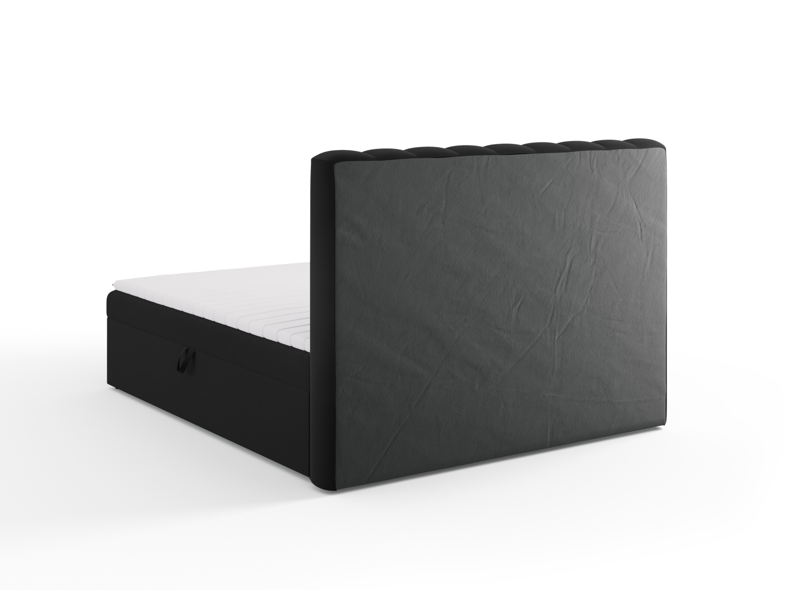 Boxspring Bed Set: Headboard + Box Springs/Mattress + Mattress Topper, "Kelp", 180x210x125