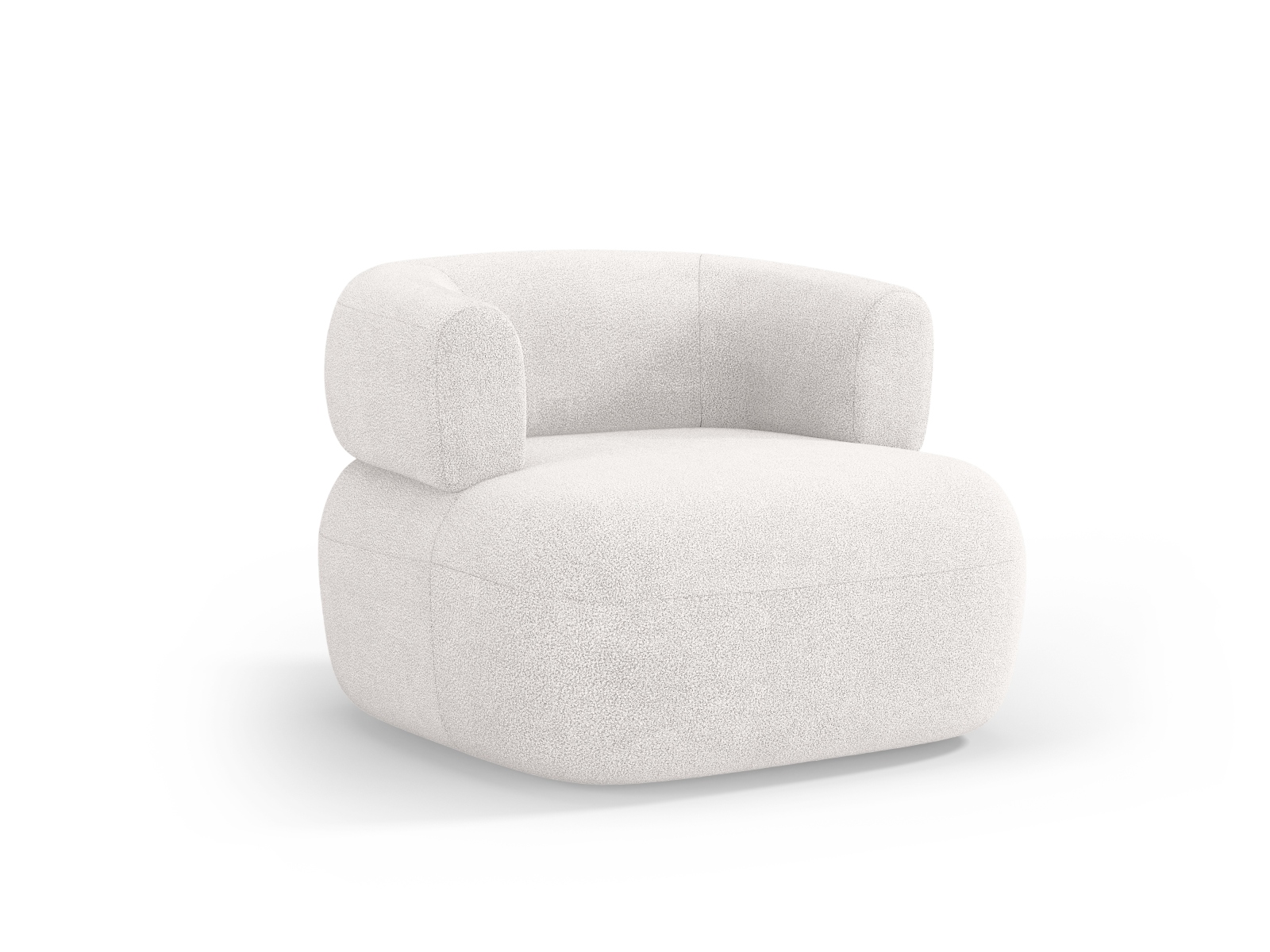 Boucle Armchair, "Jenny", 1 Seat, 90x88x73