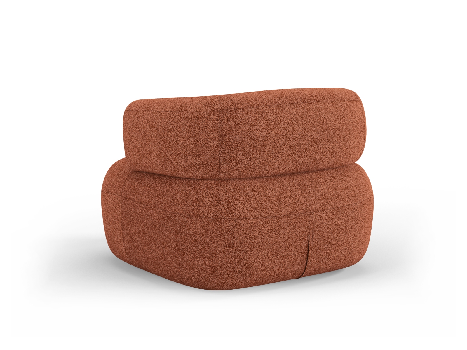 Boucle Armchair, "Jenny", 1 Seat, 90x88x73