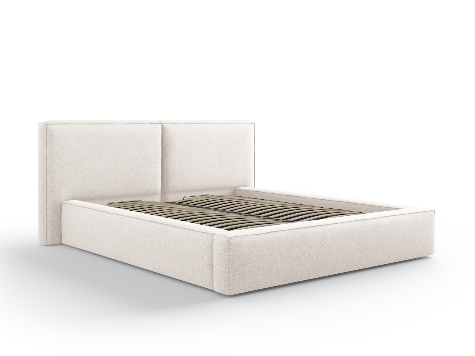 Storage Bed With Double Headboard, "Jodie", 214x228x108